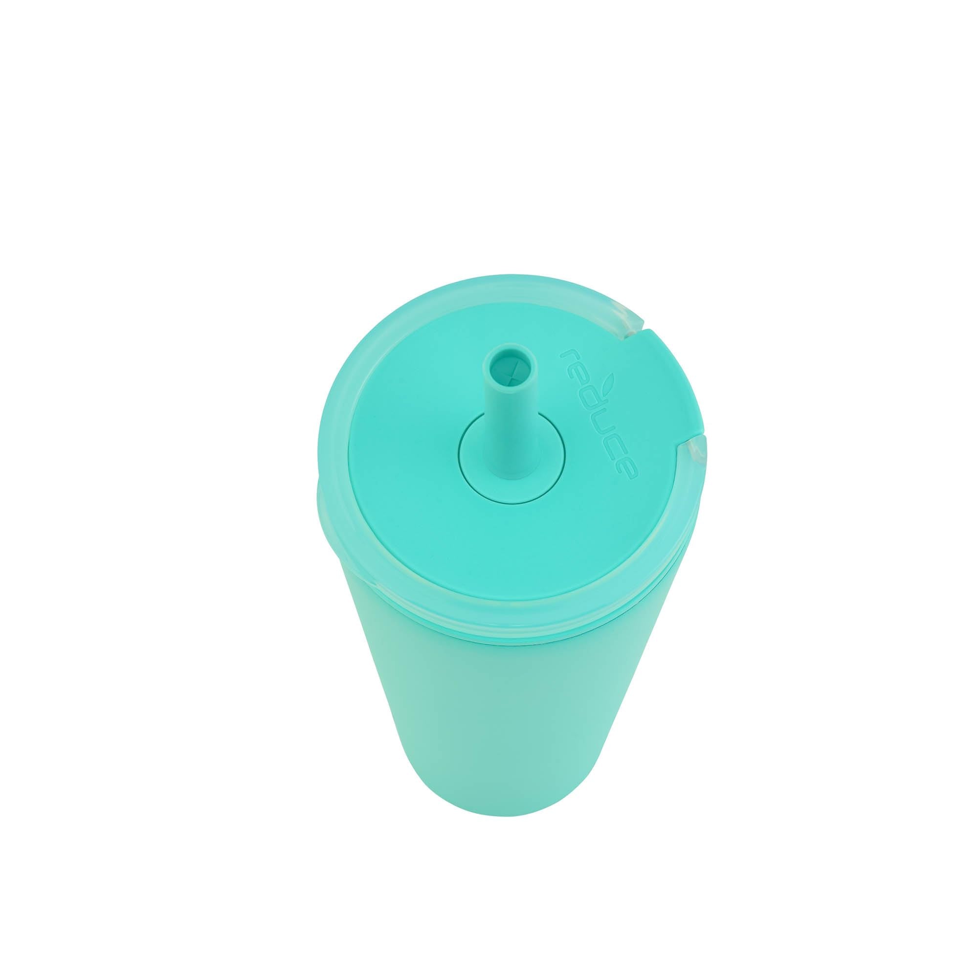 Reduce Halo 32 Oz Stainless Steel Vacuum Insulated Tumbler - Spill Proof Travel Mug With Flip Handle Lid - Keeps Drinks Cold For