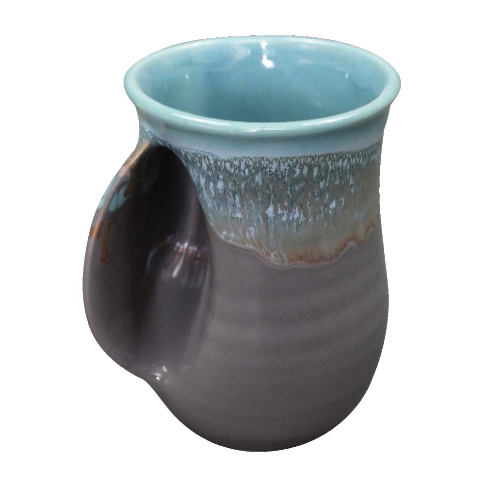 Clay In Motion Handwarmer Mug - Left Hand (Riverstone)