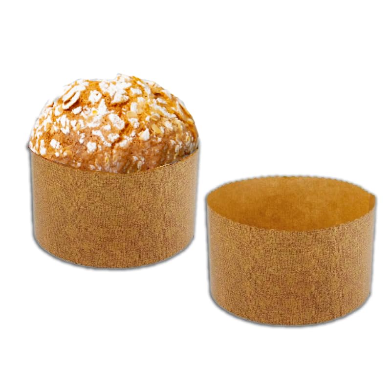 Pastry Chef'S Boutique Thin Panettone Paper Pan Mold (Thin Paper - Medium 750 Gr) - Pack Of 6