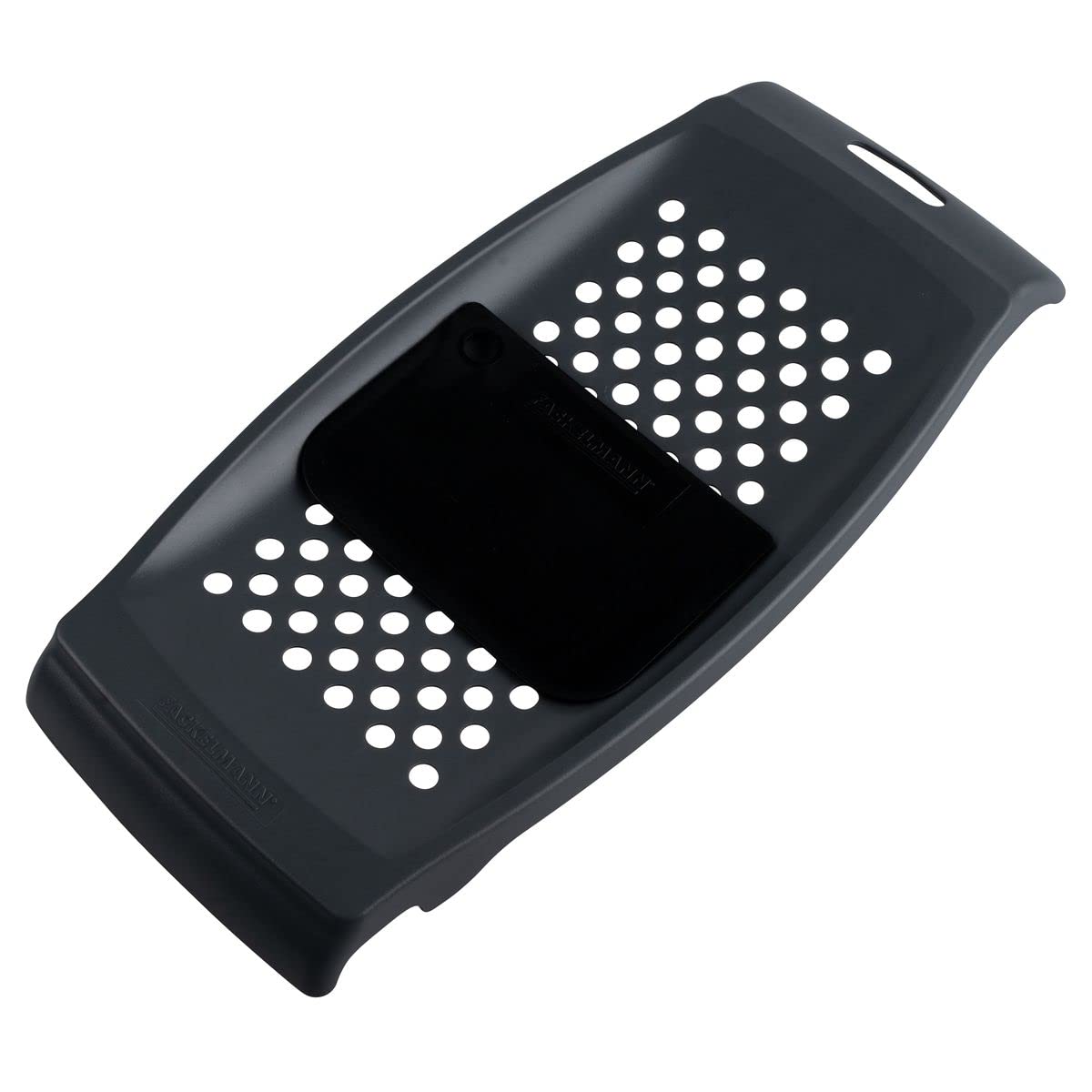 Fackelmann 12.4 X 5.9 X 1'' Plastic Spatzle Grater With Scraper, White/Black
