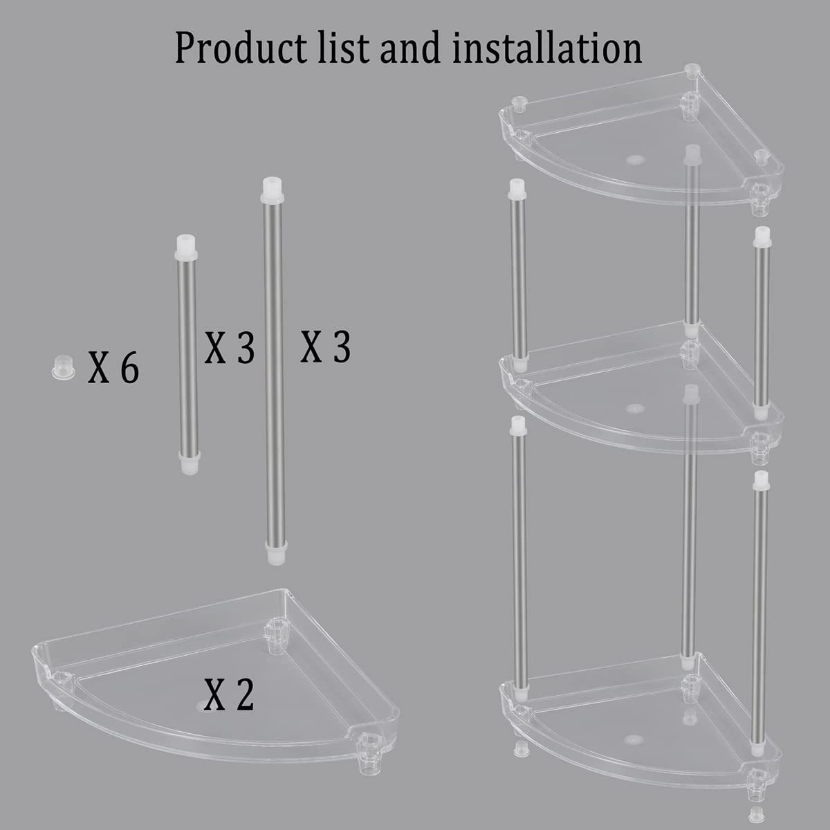 Argox Bathroom Organizer Countertop, Bathroom Finishing Countertop, Countertop Storage, Counter Storage, Storage Under The Sink,