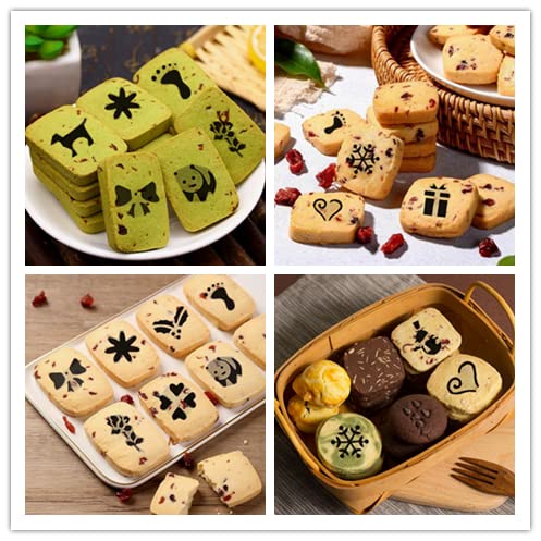 36 Coffee Decorating Stencils + 2 Stainless Steel Mesh Powder Shaker, Magnoloran Foam Latte Art Stencils Barista Templates For D