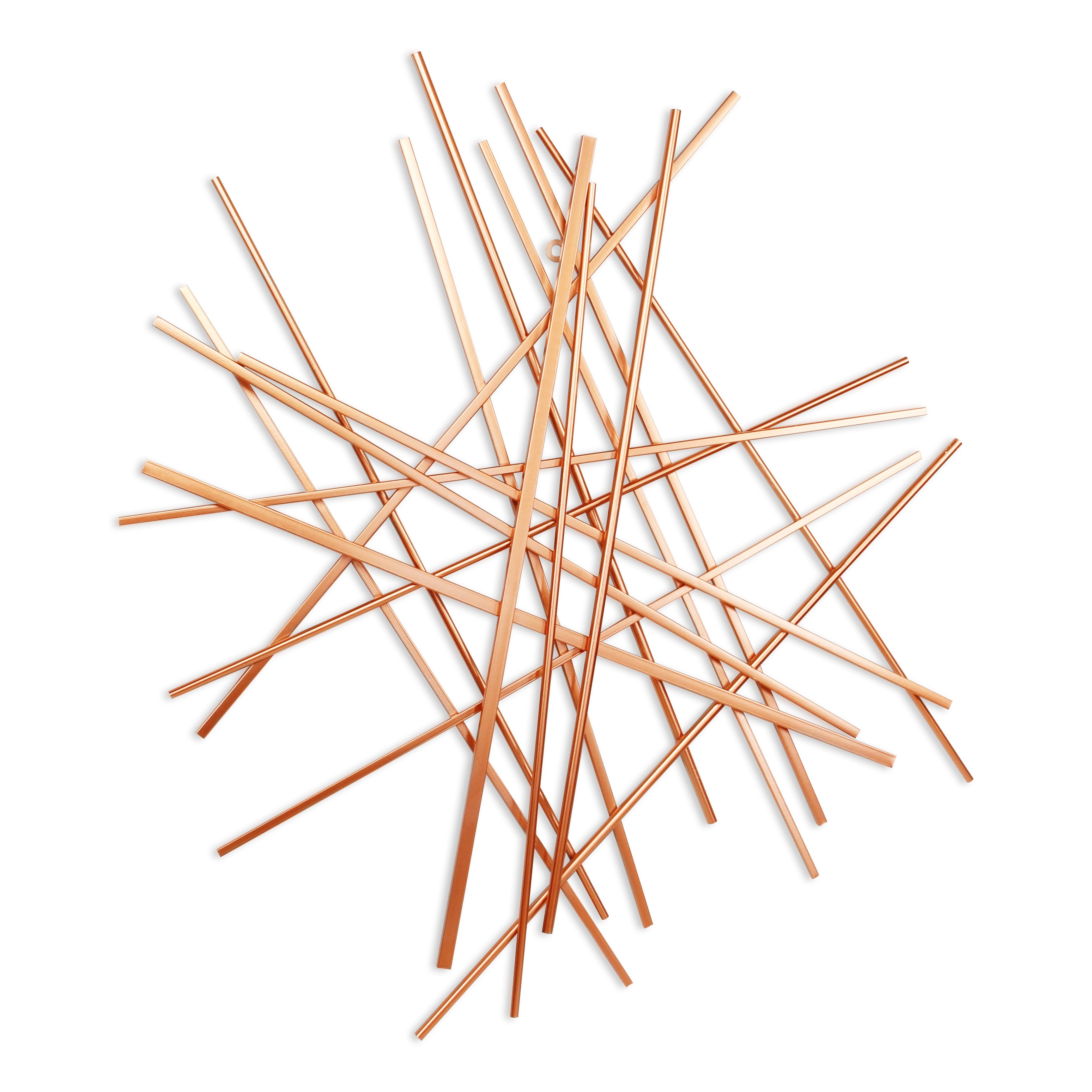 Avalon Large Abstract Wall Decor - Rose Gold-like New