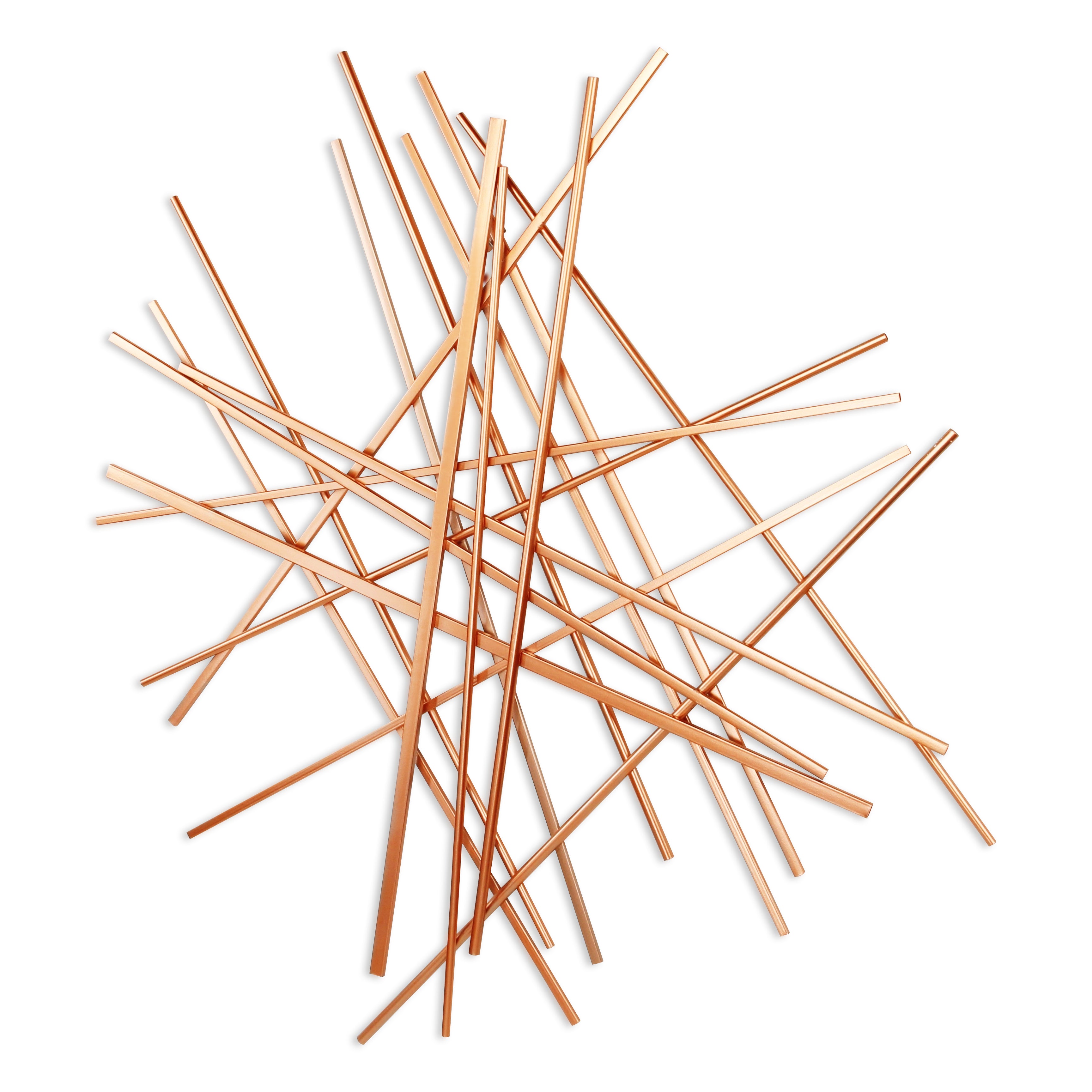 Avalon Large Abstract Wall Decor - Rose Gold-like New