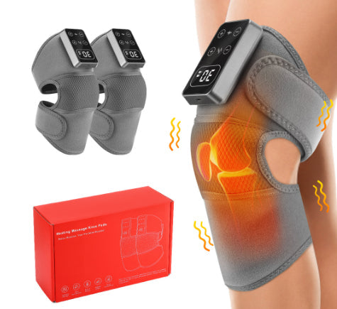 🦶 Electric Ankle Brace – Adjustable Hot Compress & Vibration Massage Support