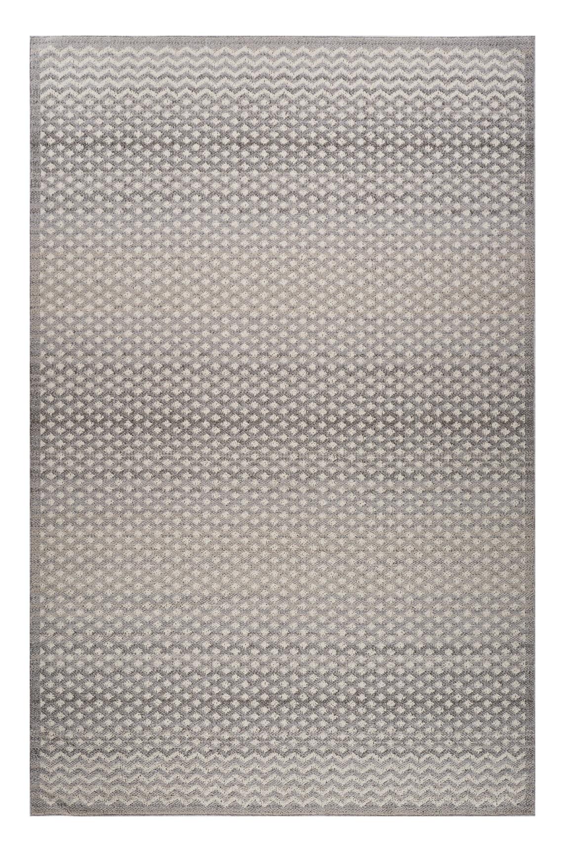 7 X 10 Gray and Beige Moroccan Distressed Area Rug