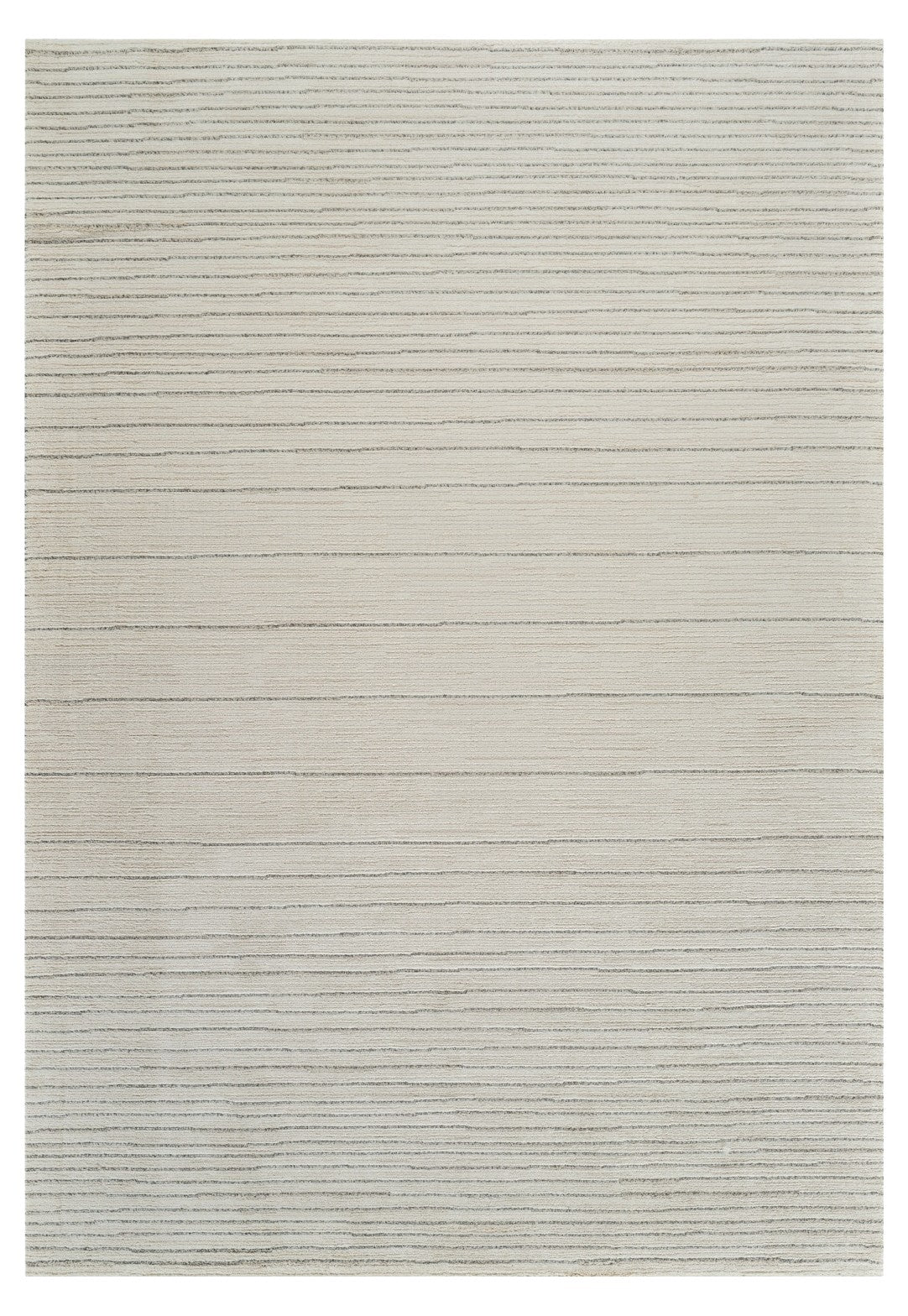 8 Cream and Beige Abstract Non Skid Runner Rug