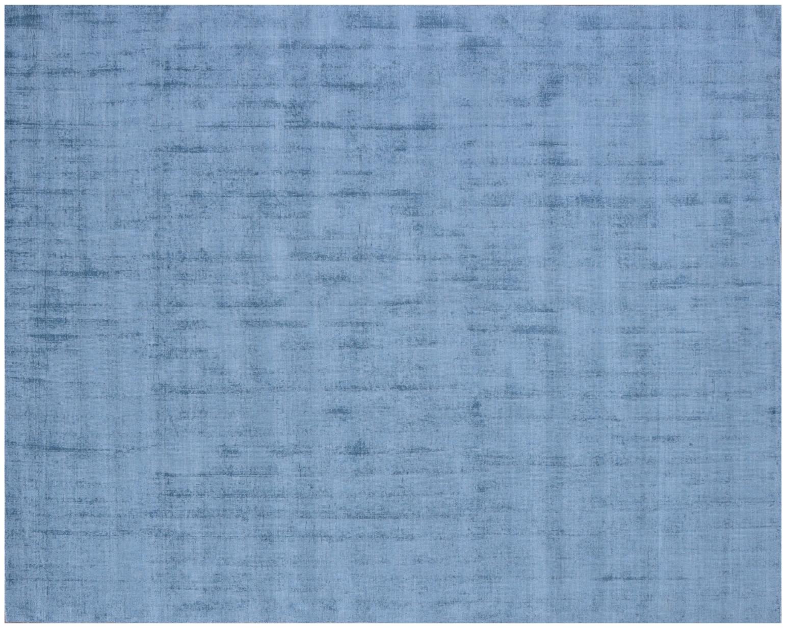 10 X 14 Denim Blue Hand Loomed Area Rug