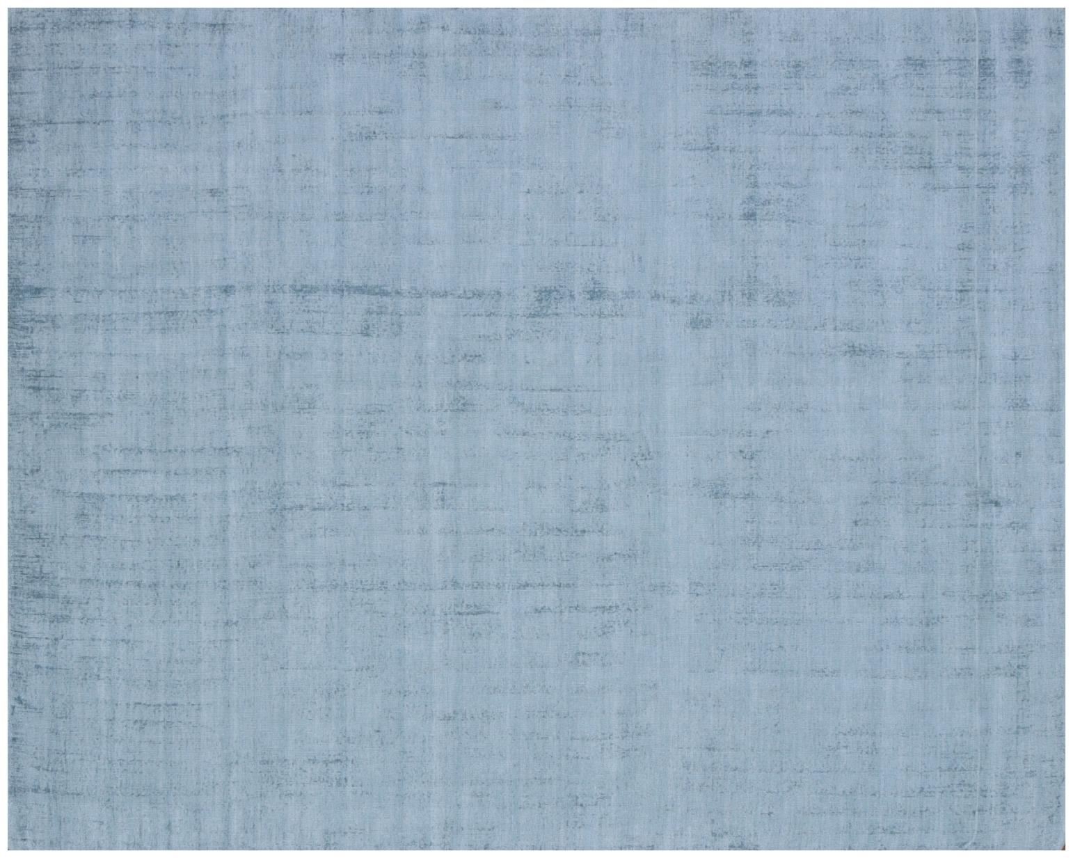 8 X 10 Denim Blue Hand Loomed Area Rug