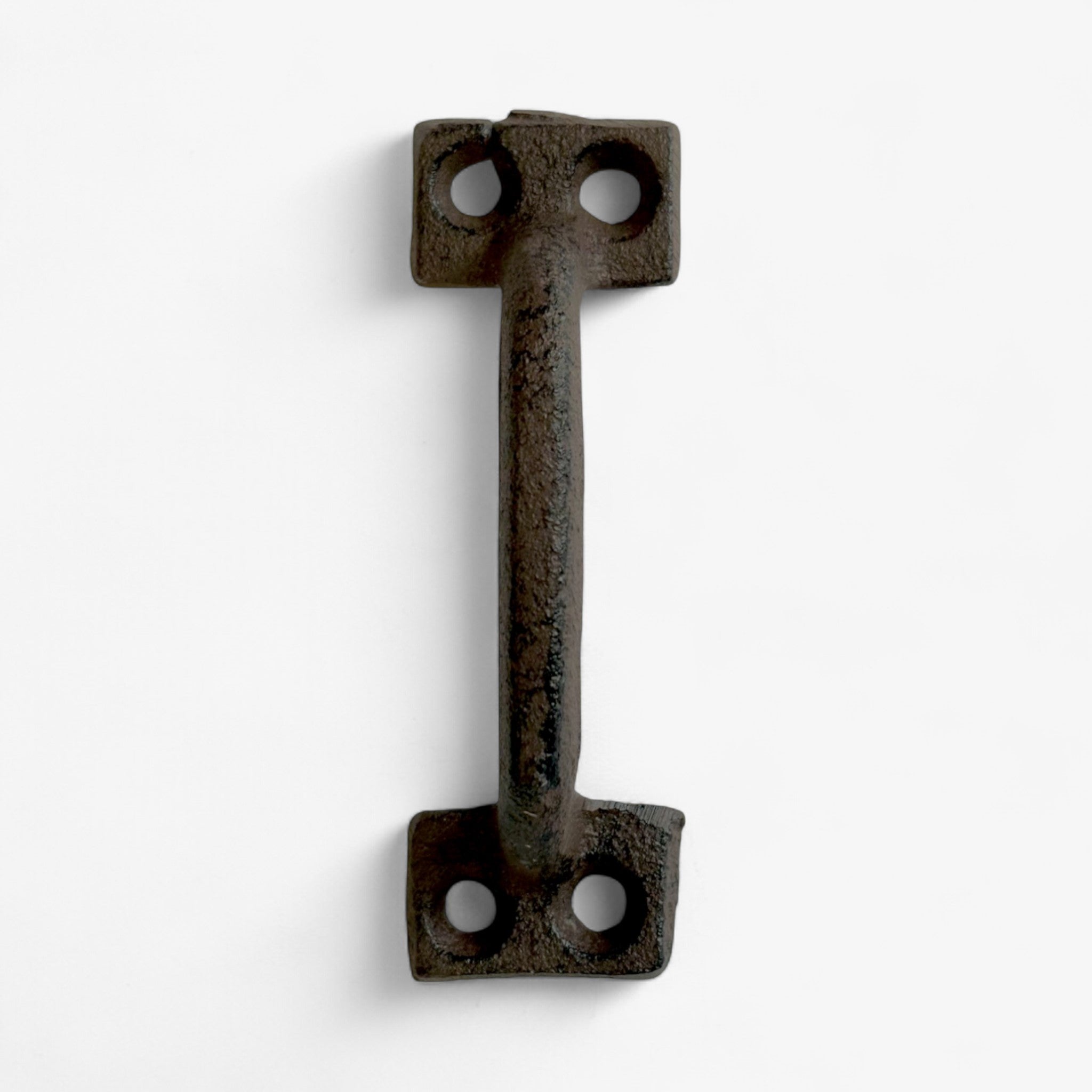 Rustic Cast Iron Drawer Pull Handle, Vintage Cabinet Hardware