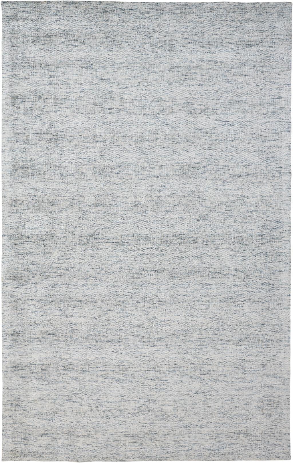 5 X 8 Blue Abstract Hand Woven Area Rug