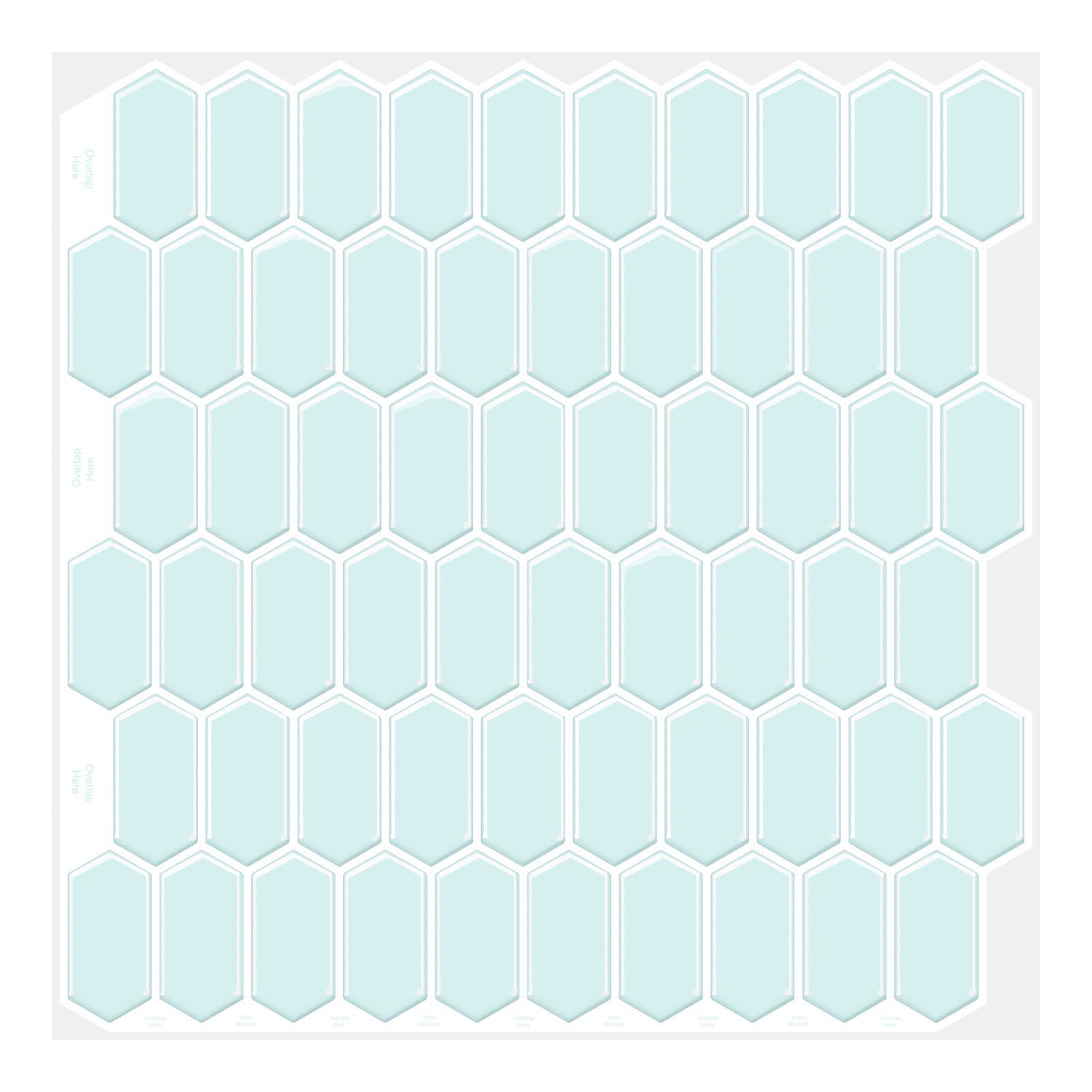3D Self-adhesive Crystal Epoxy Wall Stickers For Kitchen Decor