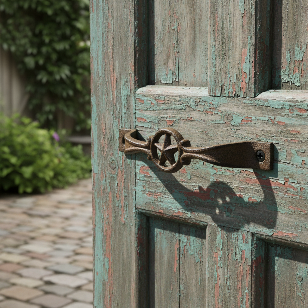 Rustic Cast Iron Star Handle - Timeless Western Cabinet Pull