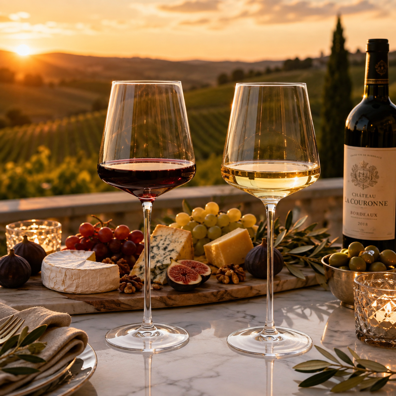 Classica Stemmed Wine Glassware, Set of 4