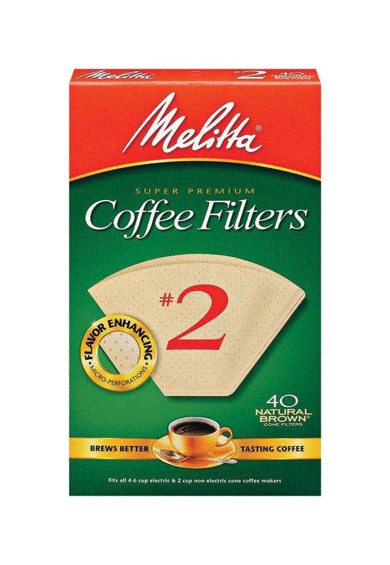 COFFEE FILTER #2BRN 40CT (Pack of 1)