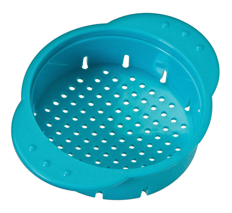 COLANDER CAN PLASTIC TEAL(Pack of 1)
