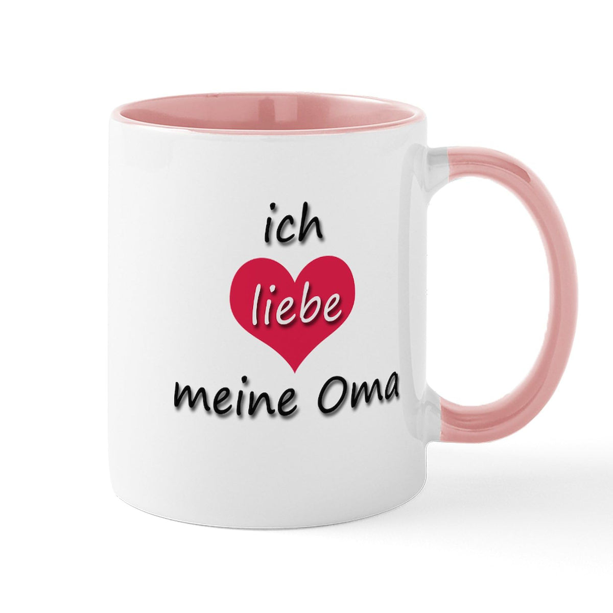 Cafepress Ich Liebe Meine Oma I Love My Grandma In German Mu 11 Oz (325 Ml) Ceramic Coffee Mug