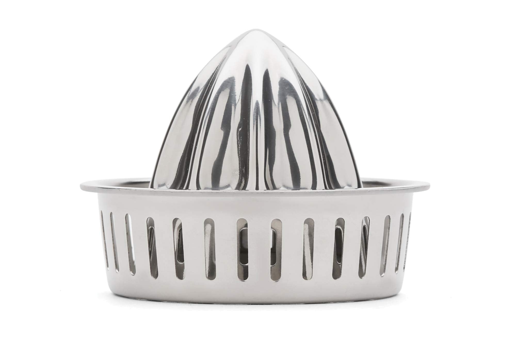 Jarware - 82654 Jarware Stainless Steel Citrus Juicer Lid For Mason Jars, Wide-Mouth, Metallic