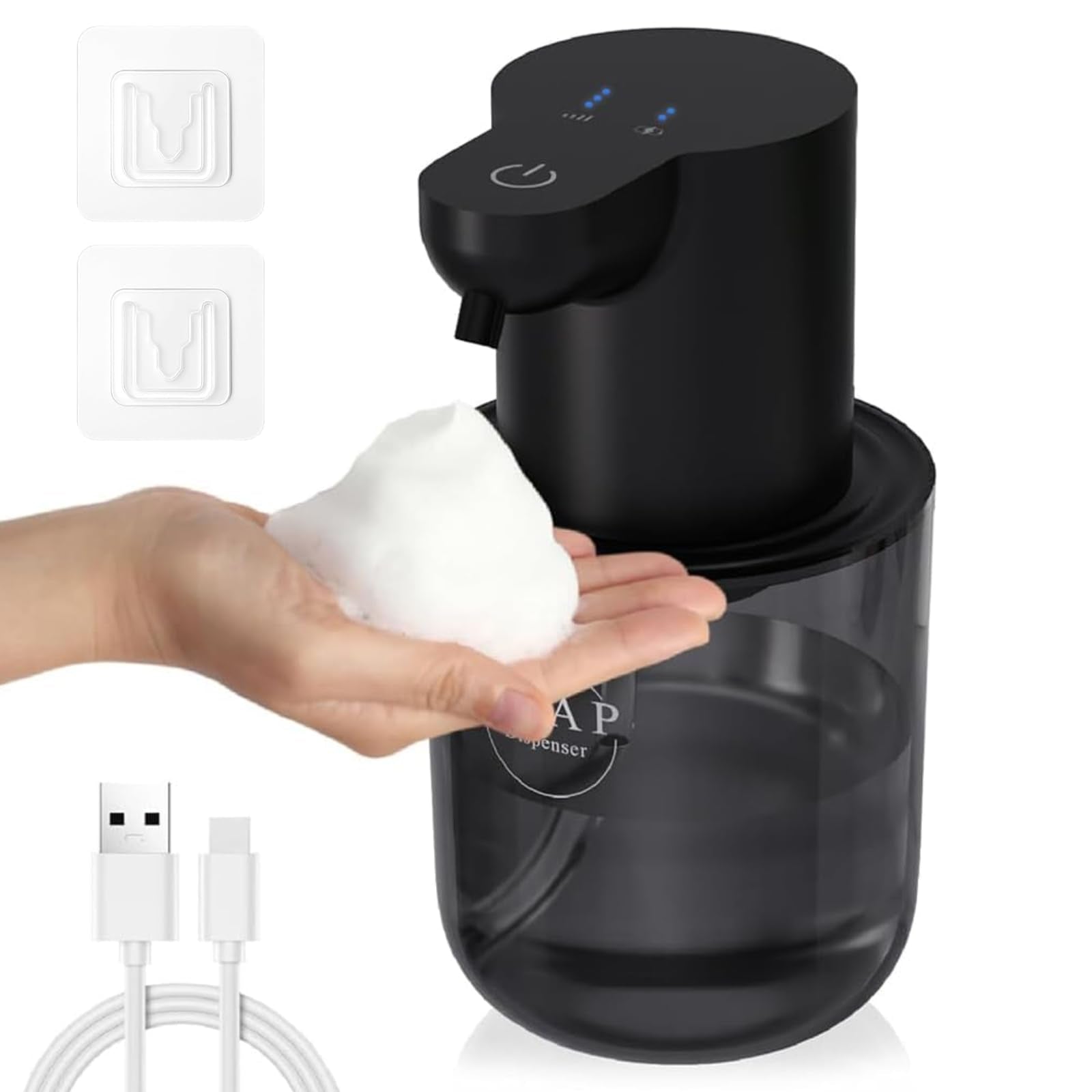 Supvox Automatic Soap Dispenser Touchless Soap Dispenser Smart Hand Wash Automatic Foam Handwash Usb Rechargeable Waterproof Bub