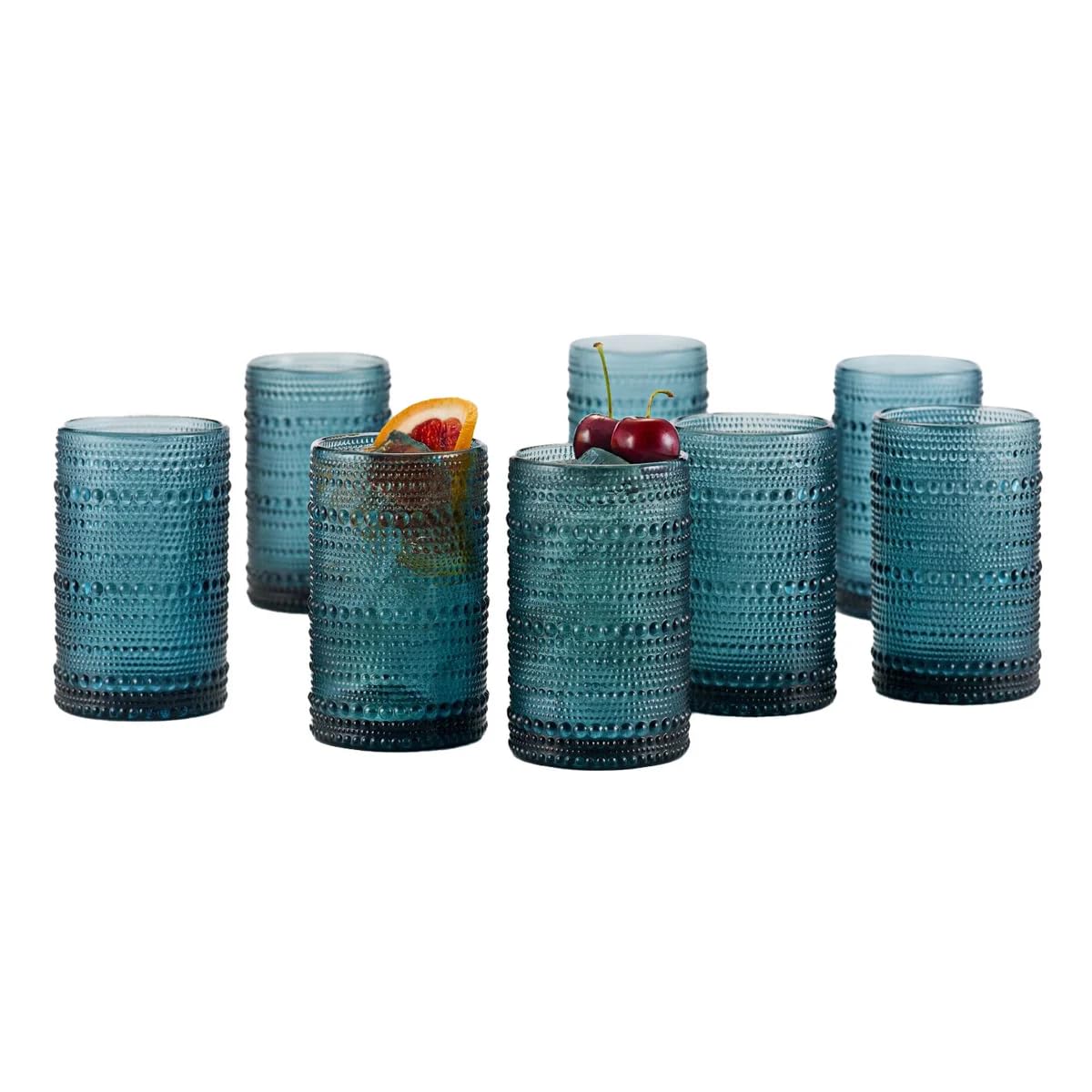 Fortessa Jupiter 13oz Tumbler, 8-pack (Blue)