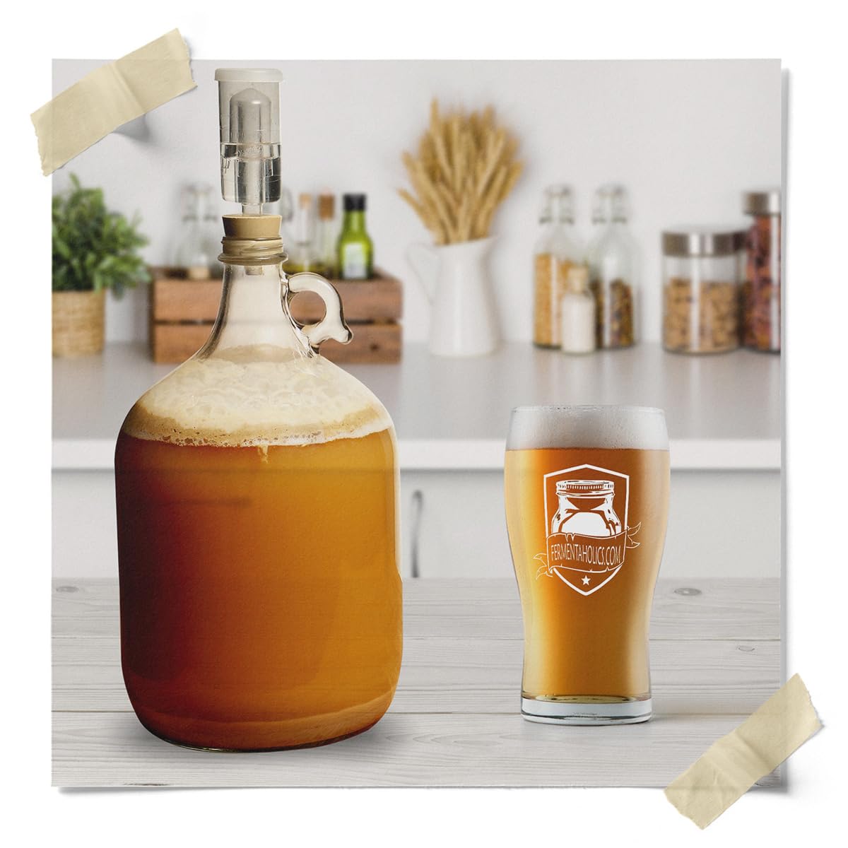 Fermentation Rubber Stoppers Drilled Bungs For Use With Airlock (#6.5 Rubber Stopper - 4 Pack)