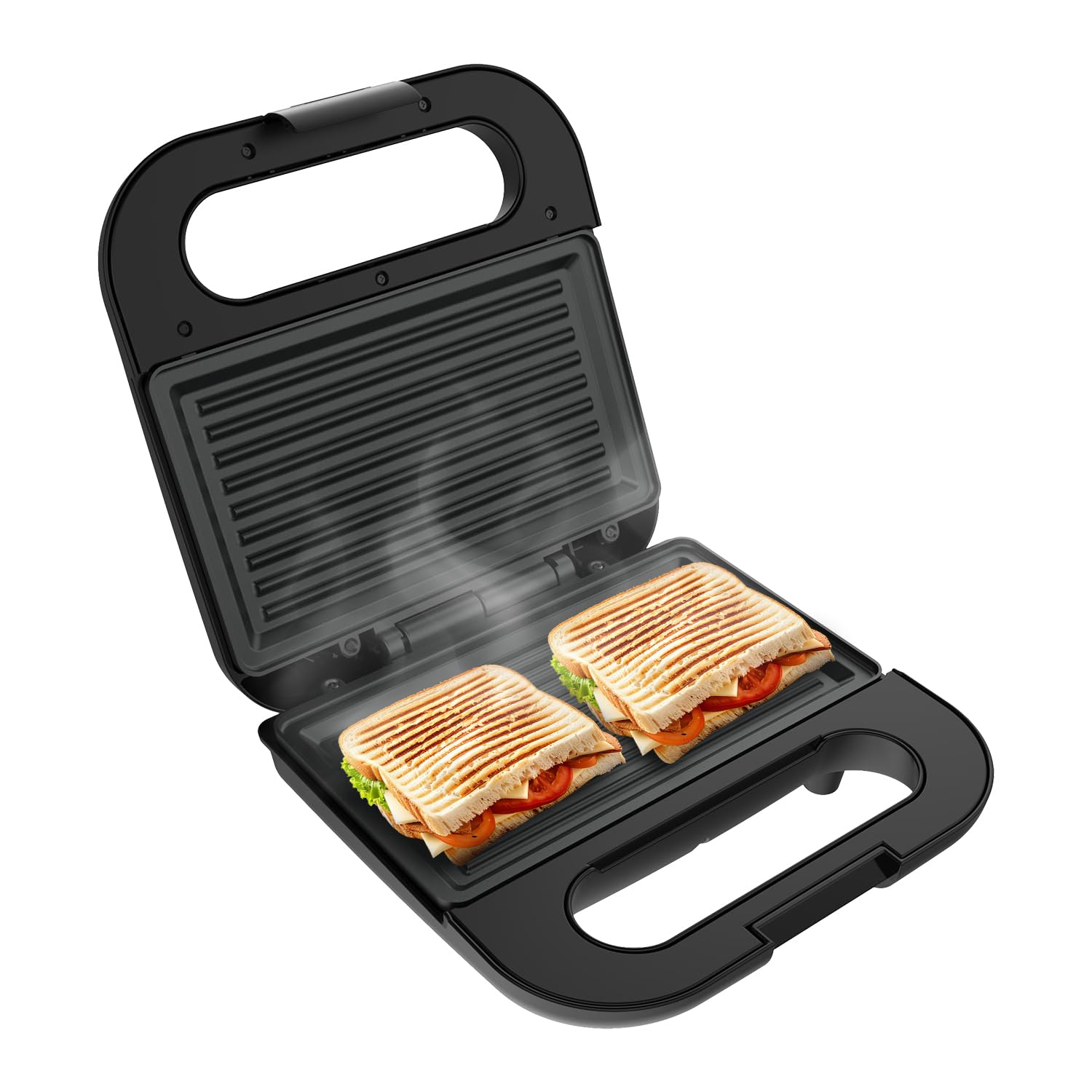 Havells Quick Crunch Grill Sandwich Maker | 800 W | Power Indicator Light | Non-Stick Coating Plates | Heat Resistant Body | Qui