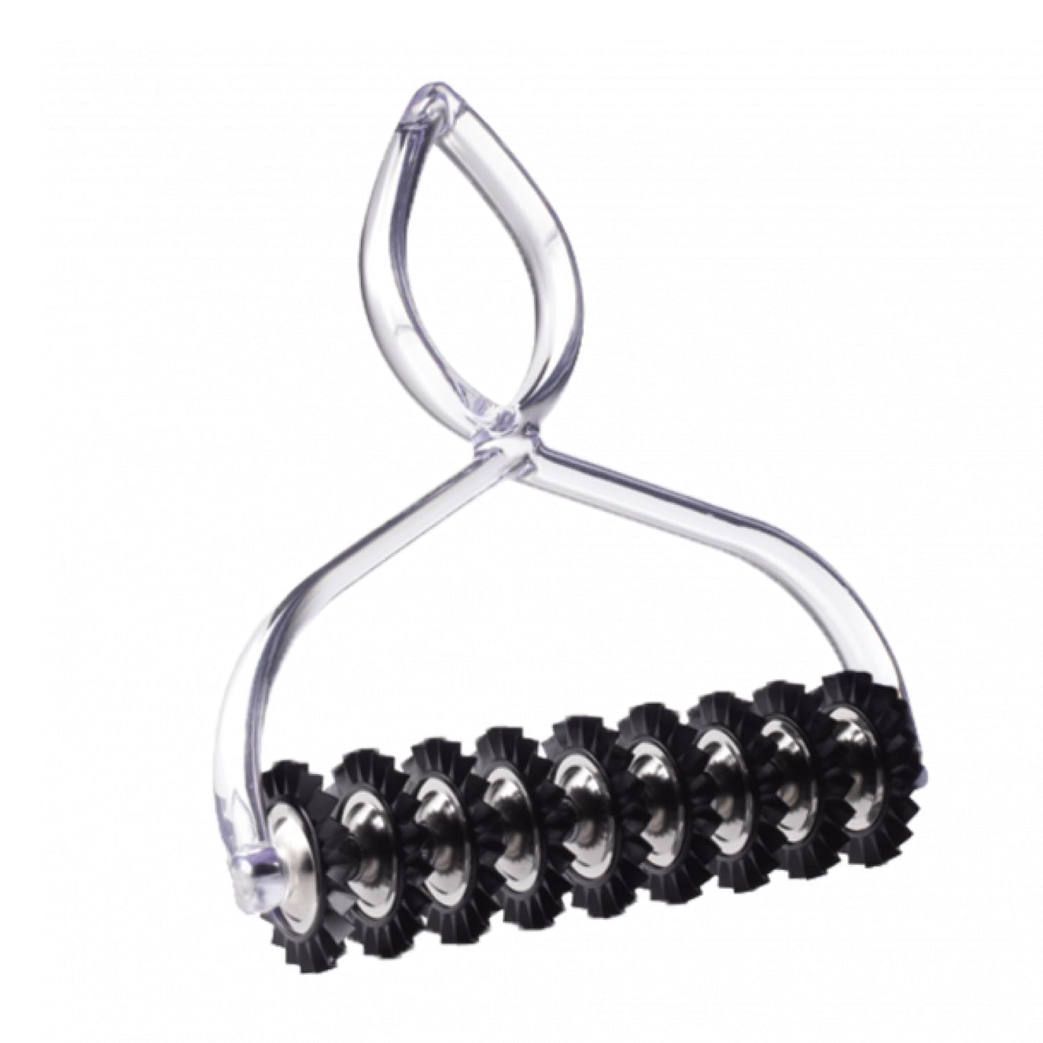 Marcato Design Atlas Made In Italy Pasta Cutter Bike, 9 Interchangeable Wheels, Clear