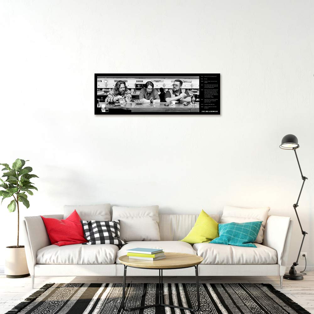 Poster Stop Online The Big Lebowski - Movie Poster (Memorable Quotes) (Size 36'' X 12'')