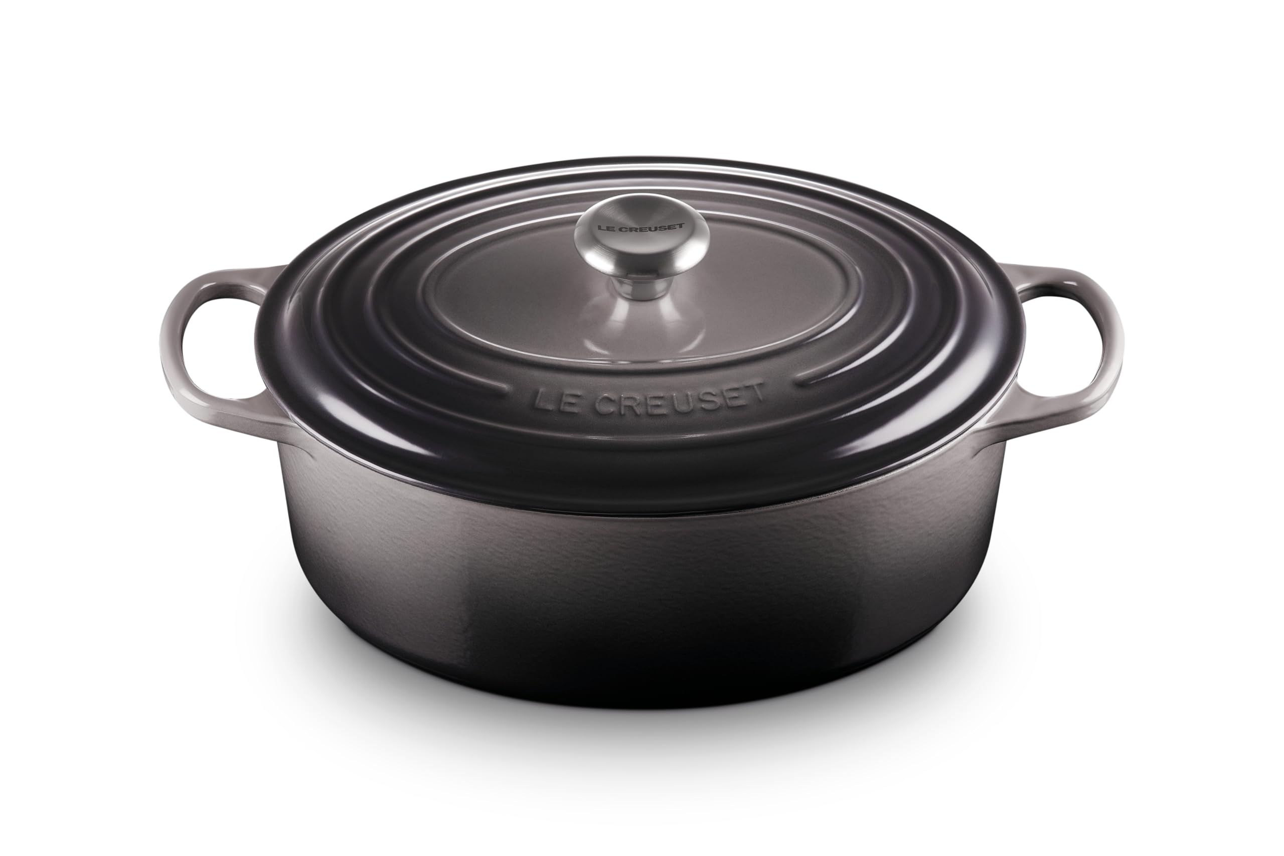 Le Creuset Enameled Cast Iron Signature Oval Dutch Oven, 6.75 Qt., Oyster
