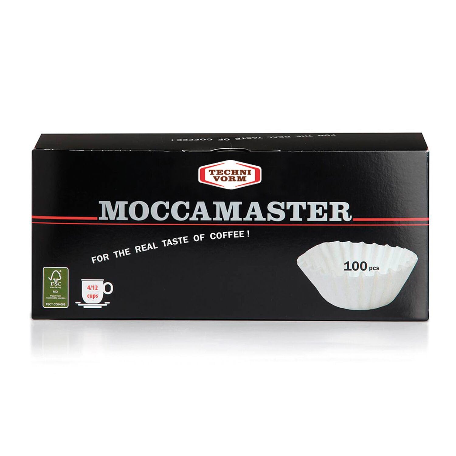 Technivorm Moccamaster Moccamaster White Paper Filters, 100 Count (Pack Of 1)