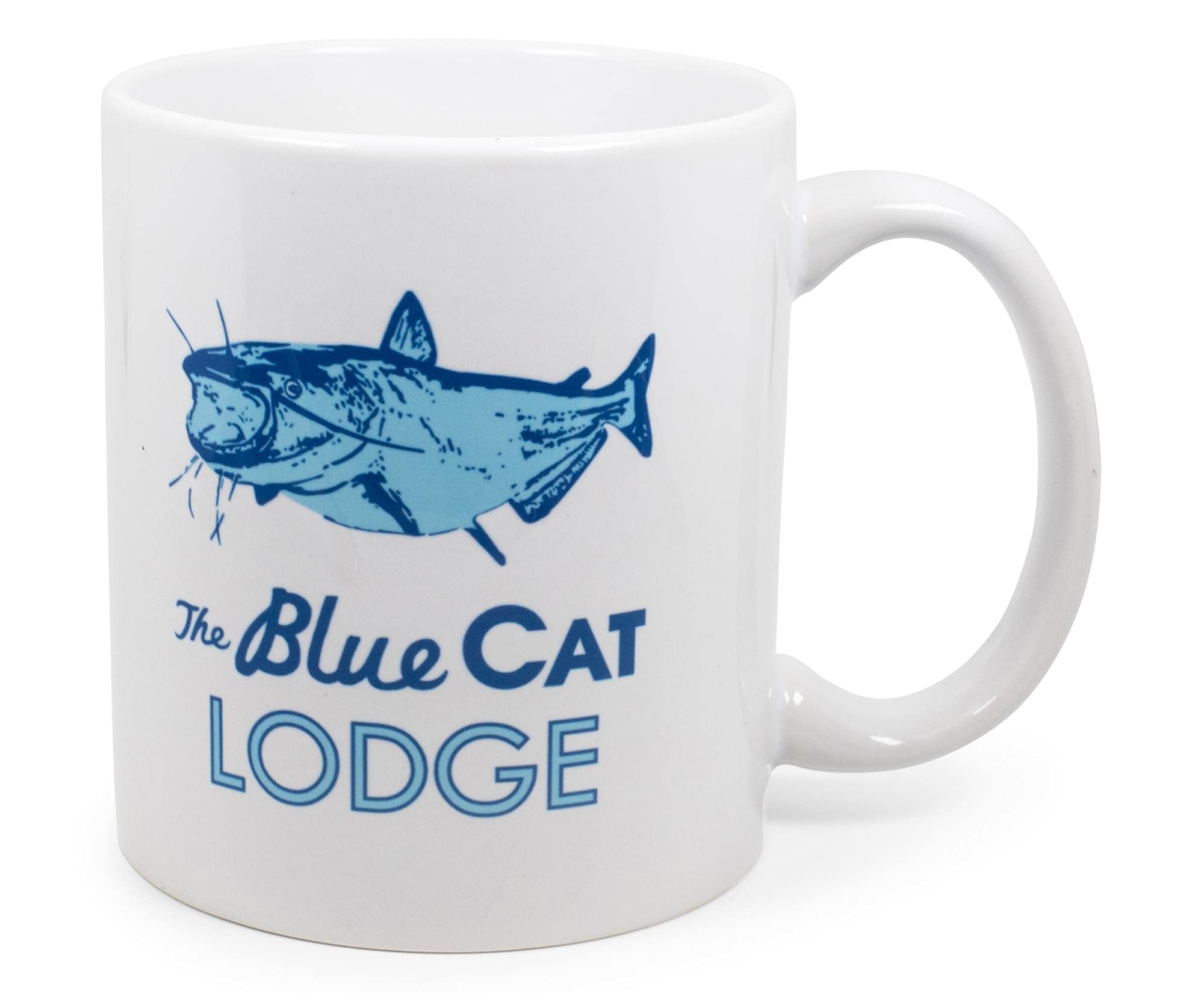 Surreal Entertainment Exclusive Ozark Blue Cat Lodge Logo White Ceramic Coffee Mug | Official Tv Show Collectible | Novelty Drin