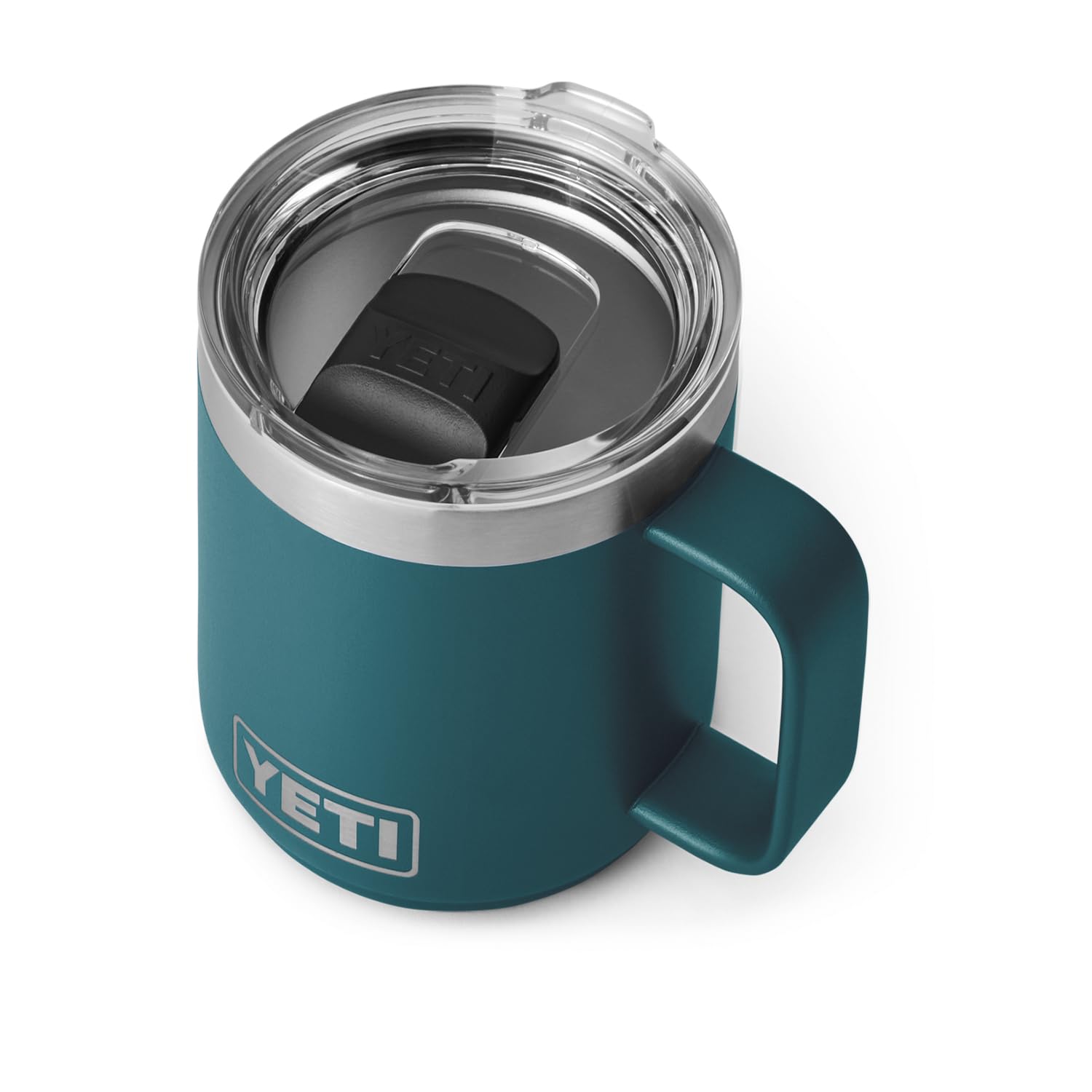 Yeti Rambler 10 Oz Stackable Mug, Vacuum Insulated, Stainless Steel With Magslider Lid, Canopy Green