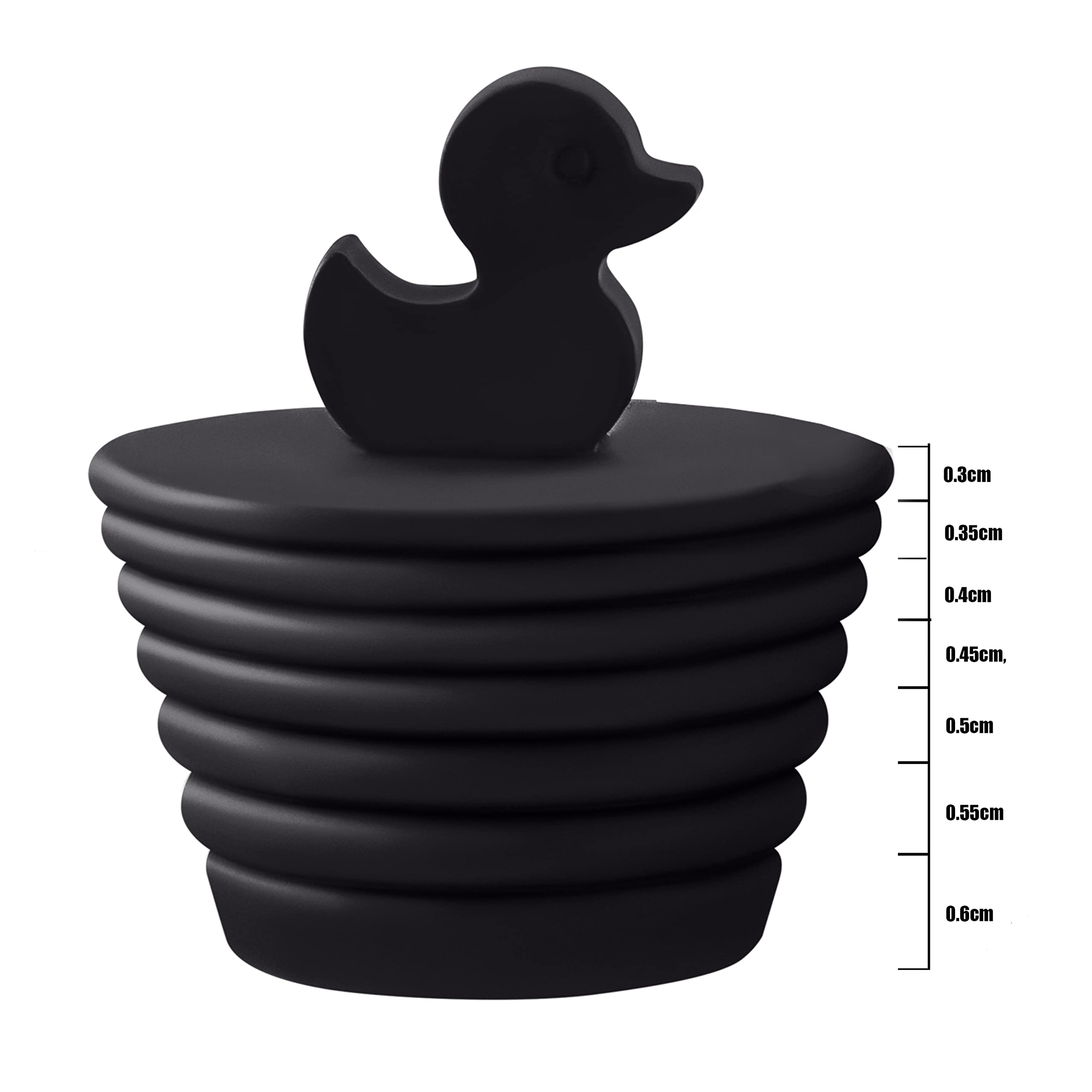 Bathtub Stopper 2 Pcs Universal Tub Stopper Kitchen Silicone Bath Plug Cute Bathtub Drain Stopper Plug For Bathroom Sink And Bat