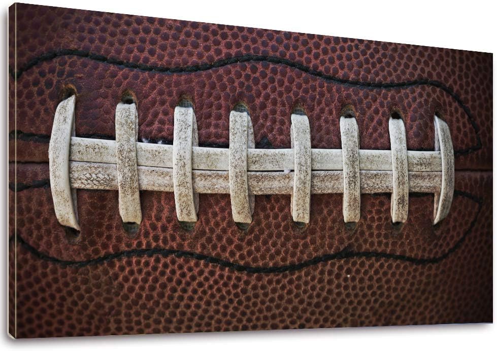 Wall Art Canvas Football Sport - Canvas Art Wall Decor -Stretched And Framed For Boys Kids Room-20''X40''