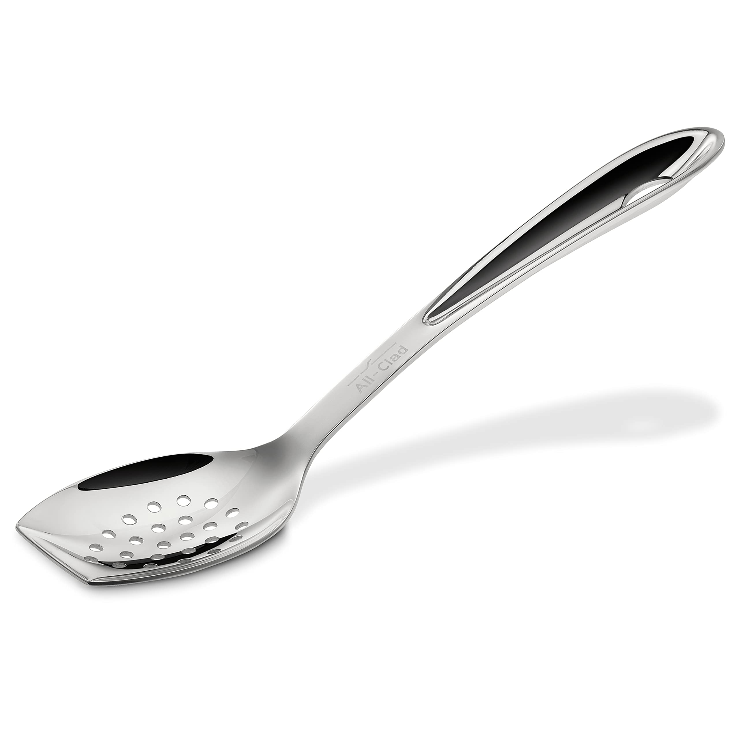 All-Clad Specialty Stainless Steel Kitchen Gadgets Slotted Spoon Kitchen Tools, Kitchen Hacks Silver