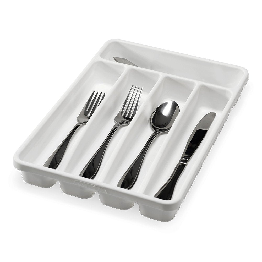Madesmart Value Mini Silverware Tray, White