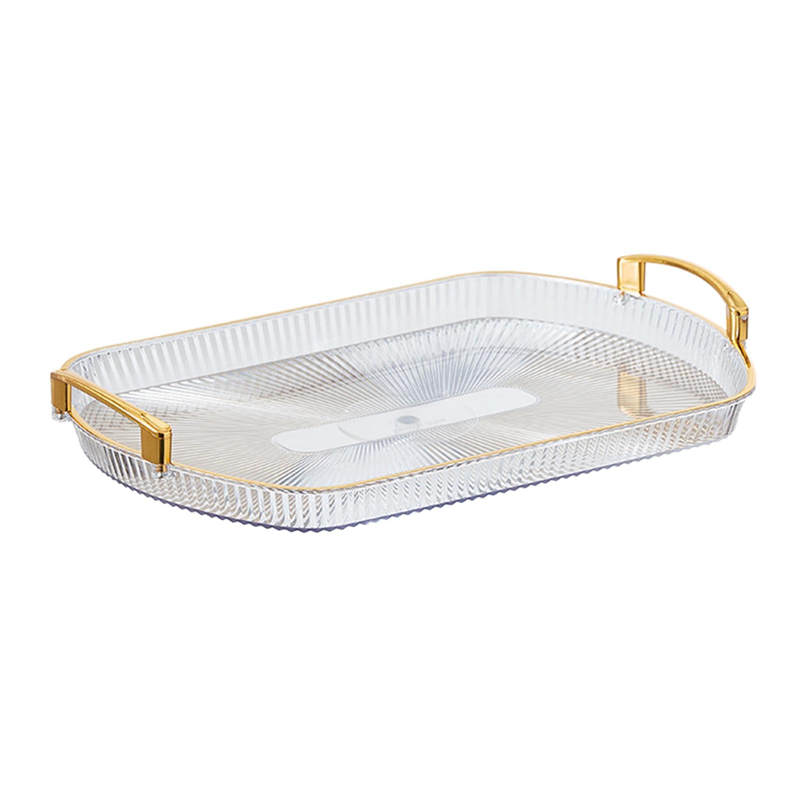 Zoomella Serving Tray Rectangle Jewelry Storage Tray For Bedroom Coffee Table Kitchen S