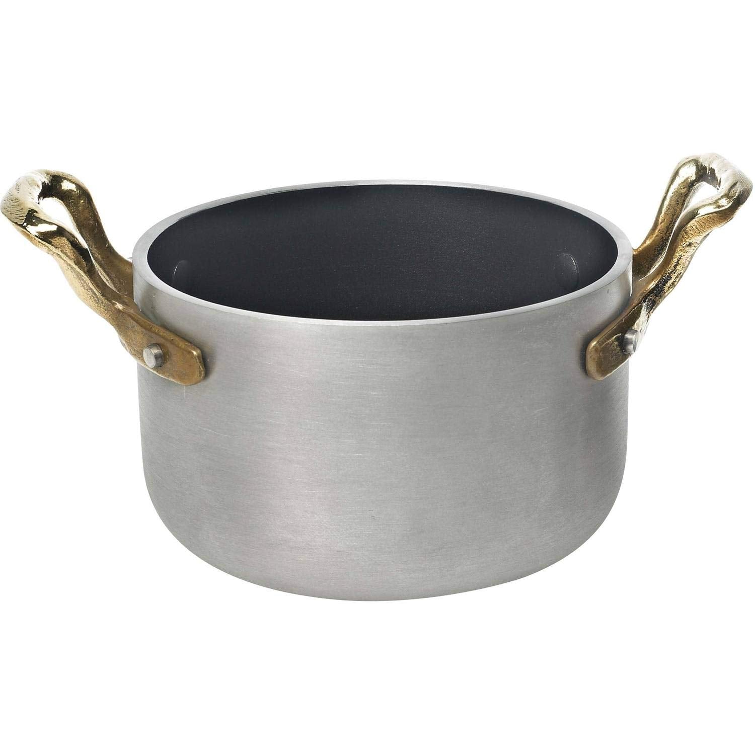 Ballarini 75000737 Selvin Turvola Casserole 4.3 inches (11 cm), 16.9 fl oz (500 ml), Made in Italy, TwoHanded Pot, Gas Fire, A