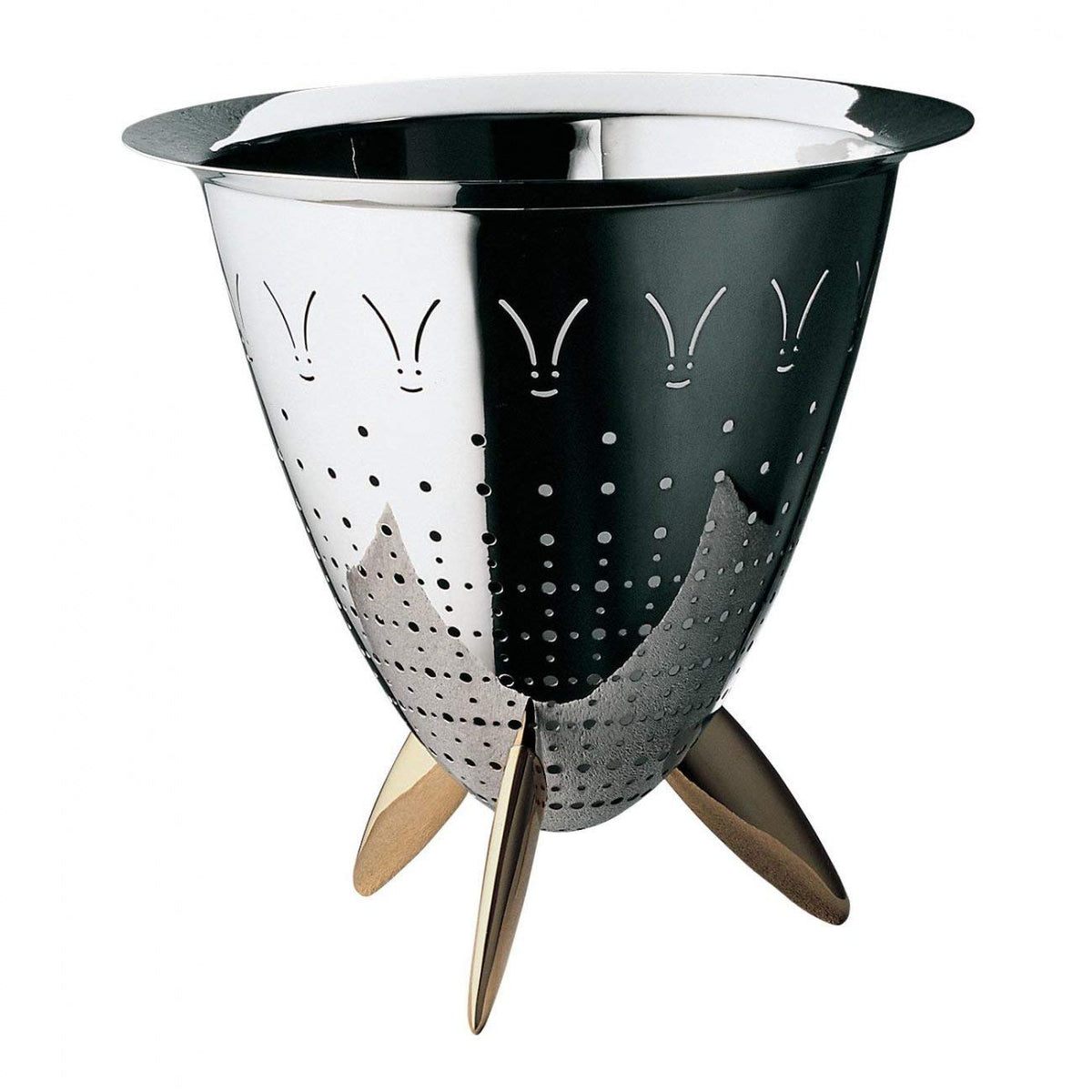 Alessi Max Le Chinois Colander, Silver