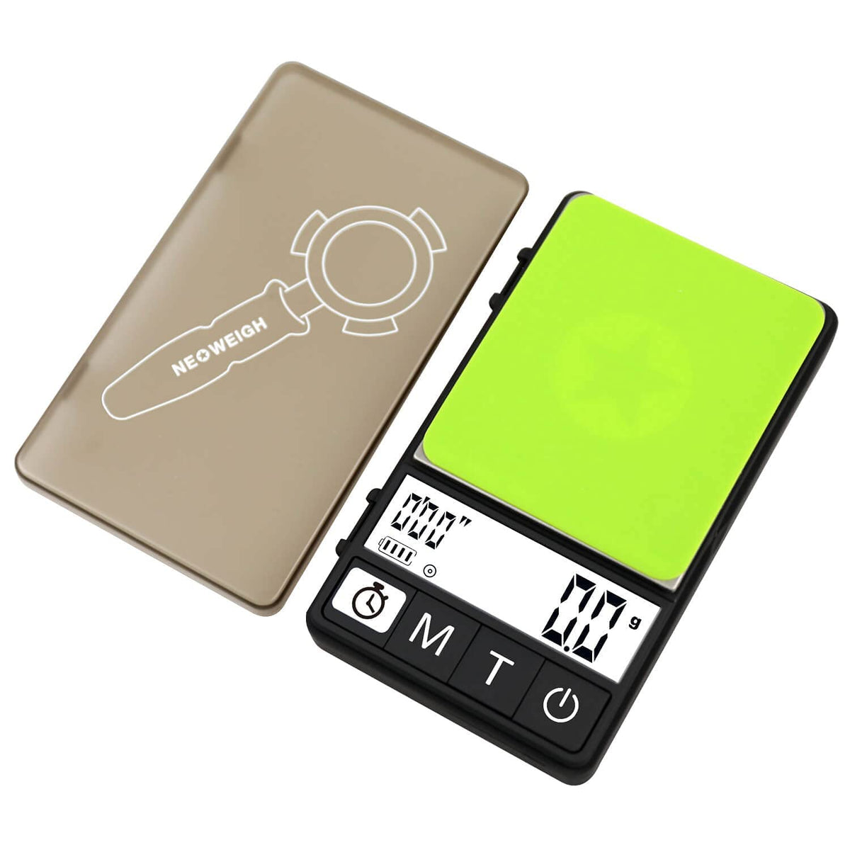 Neoweigh (Latest Version) Espresso Scale With Timer 1000G X 0.1G, Espresso Coffee Scale For Drip Tray, 35 Ounces/0.01Oz,Coffee S