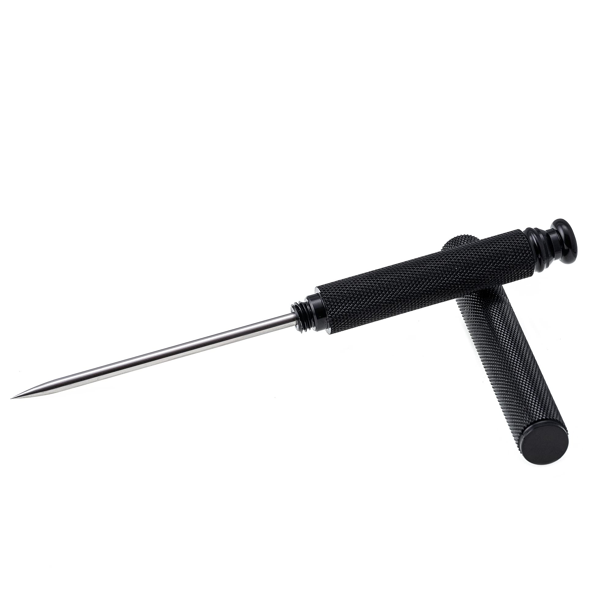Stainless Steel Ice Pick With Safety Cover, Pick Tool For Breaking Ice, Non-Slip Antiskid Handle For Easy To Grip (Black)