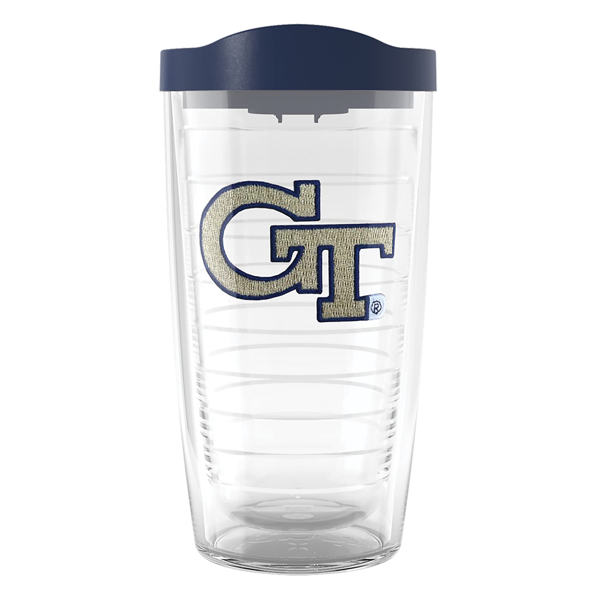 Tervis Made in USA Double Walled Georgia Tech GT Insulated Tumbler Cup Keeps Drinks Cold & Hot, 16oz, Classic