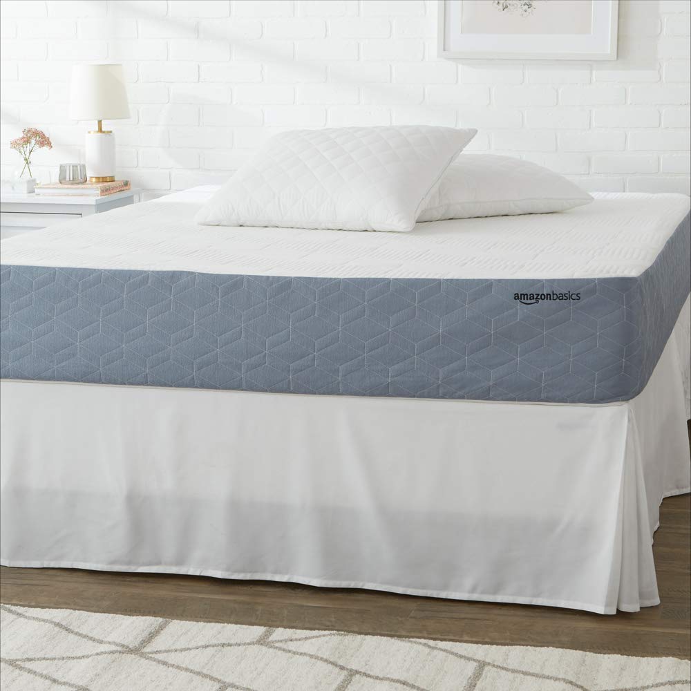 Amazon Basics Memory Foam Mattress, Medium Firm, Cooling Gel, Full Size Mattress, CertiPUR-US Certified Foam, 75 x 54 x 10 inche