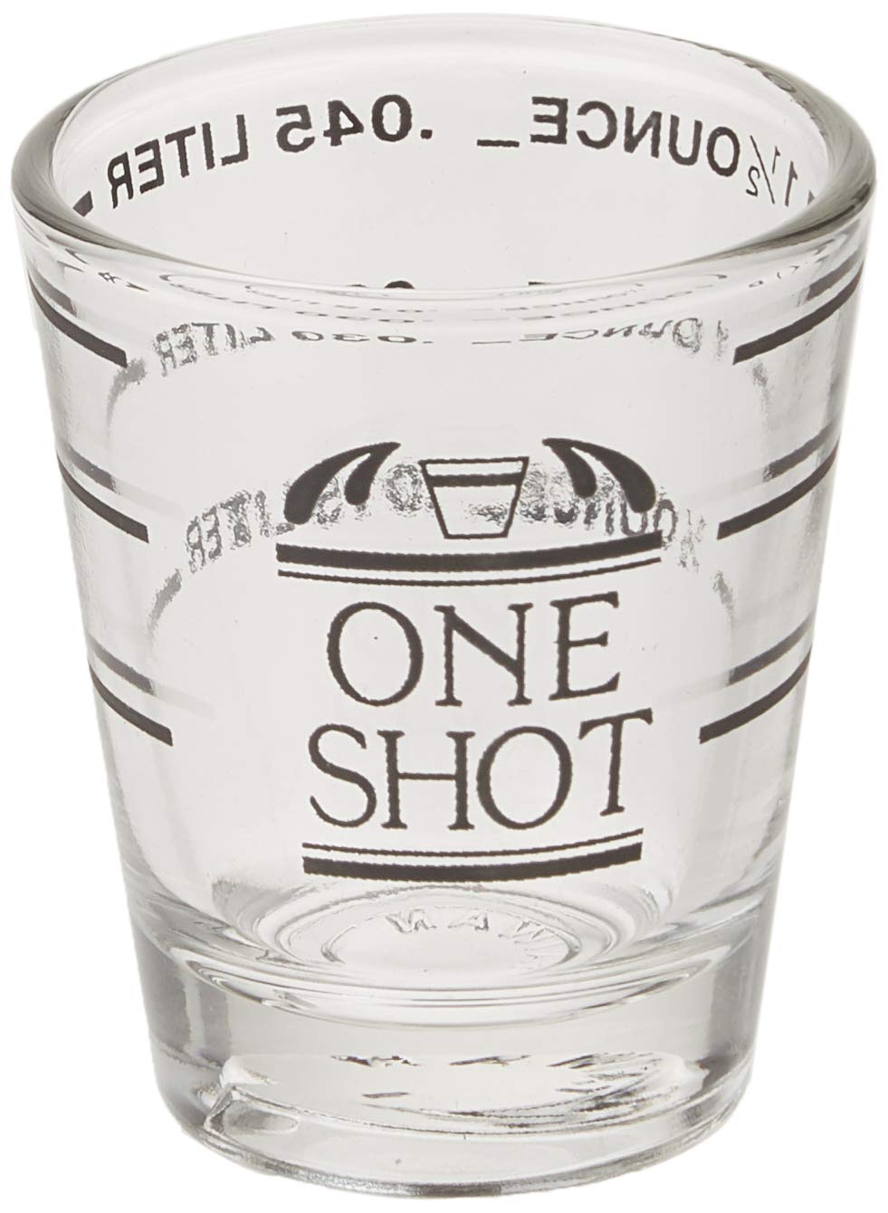 Fox Run Measurment Shot Glass, 2 X 2 X 2.25 Inches, Clear, 1 Count (Pack Of 1)