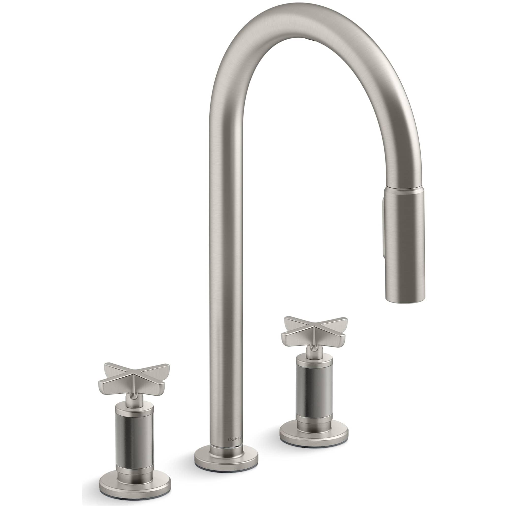 Billet 1.5 GPM Widespread Pre-Rinse Pull Down Kitchen Faucet with ProMotion Technology