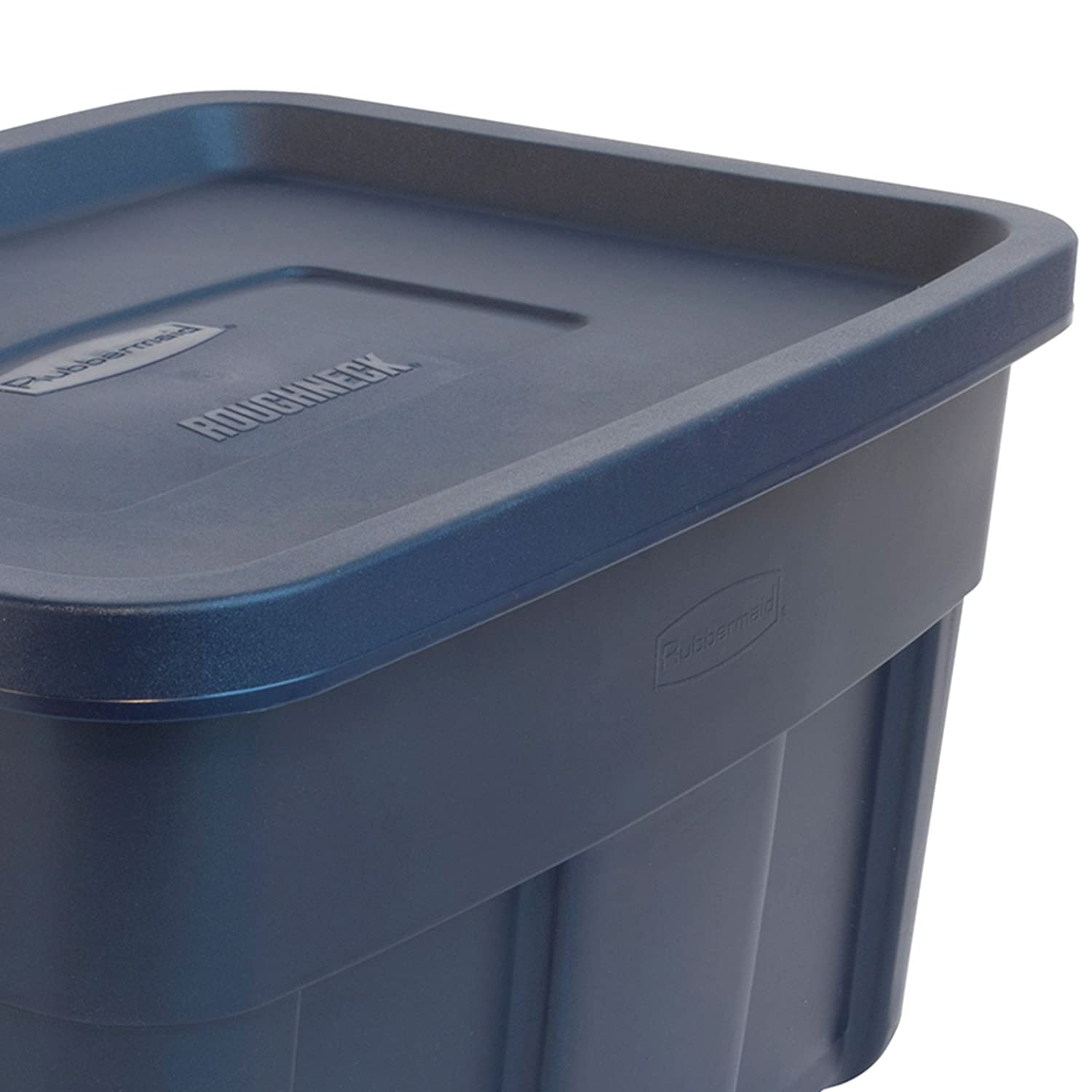 Rubbermaid Roughneck? Storage Totes 14 Gal, Durable Stackable Storage Containers, Great For Dry Food Storage, Clothing, Camping