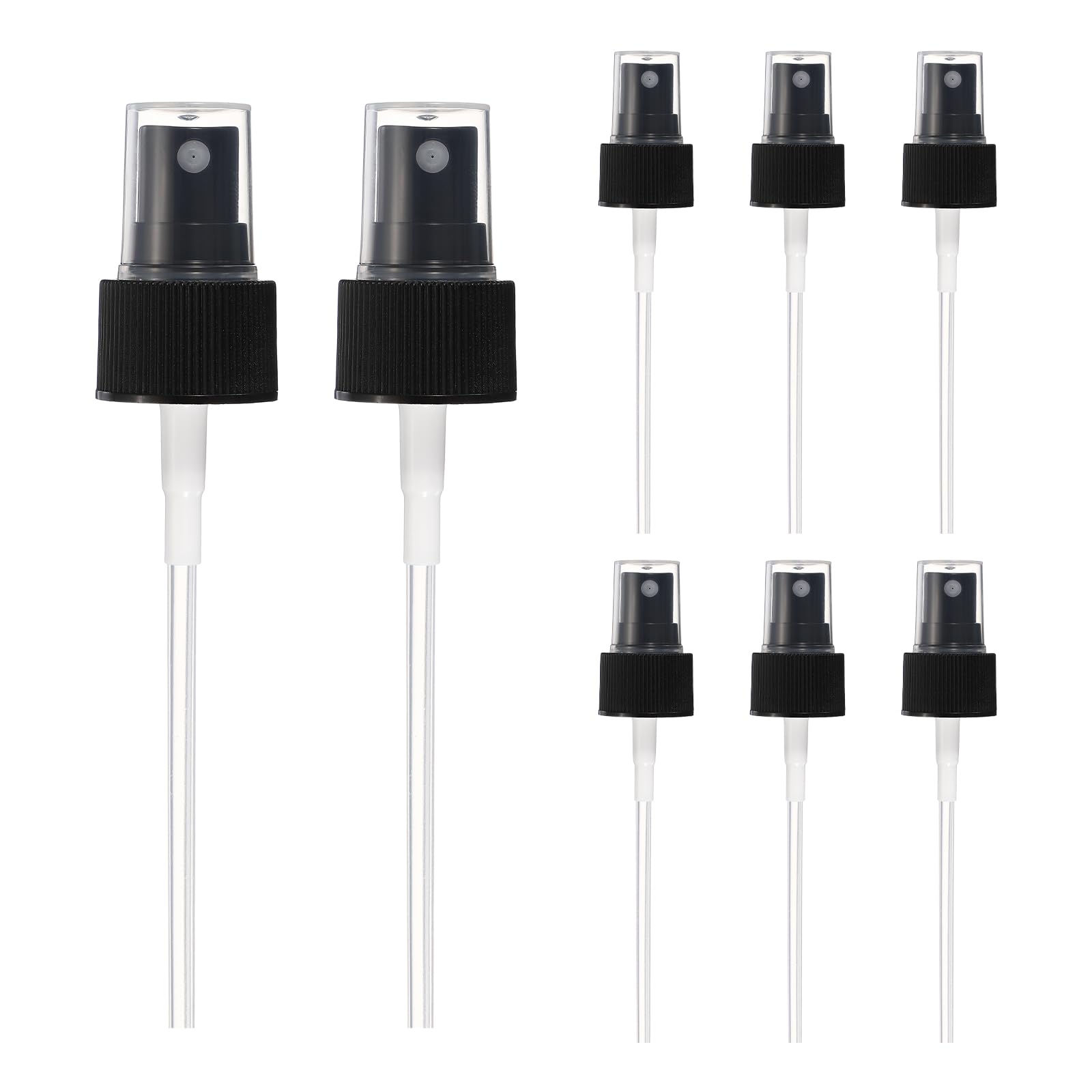YELARXI Fine Mist Spray Top, Spray Bottle Top Nozzle Sprayer Reusable Replacement (for 18/410 Cap Size) 24 Caliber Bottles Pump 