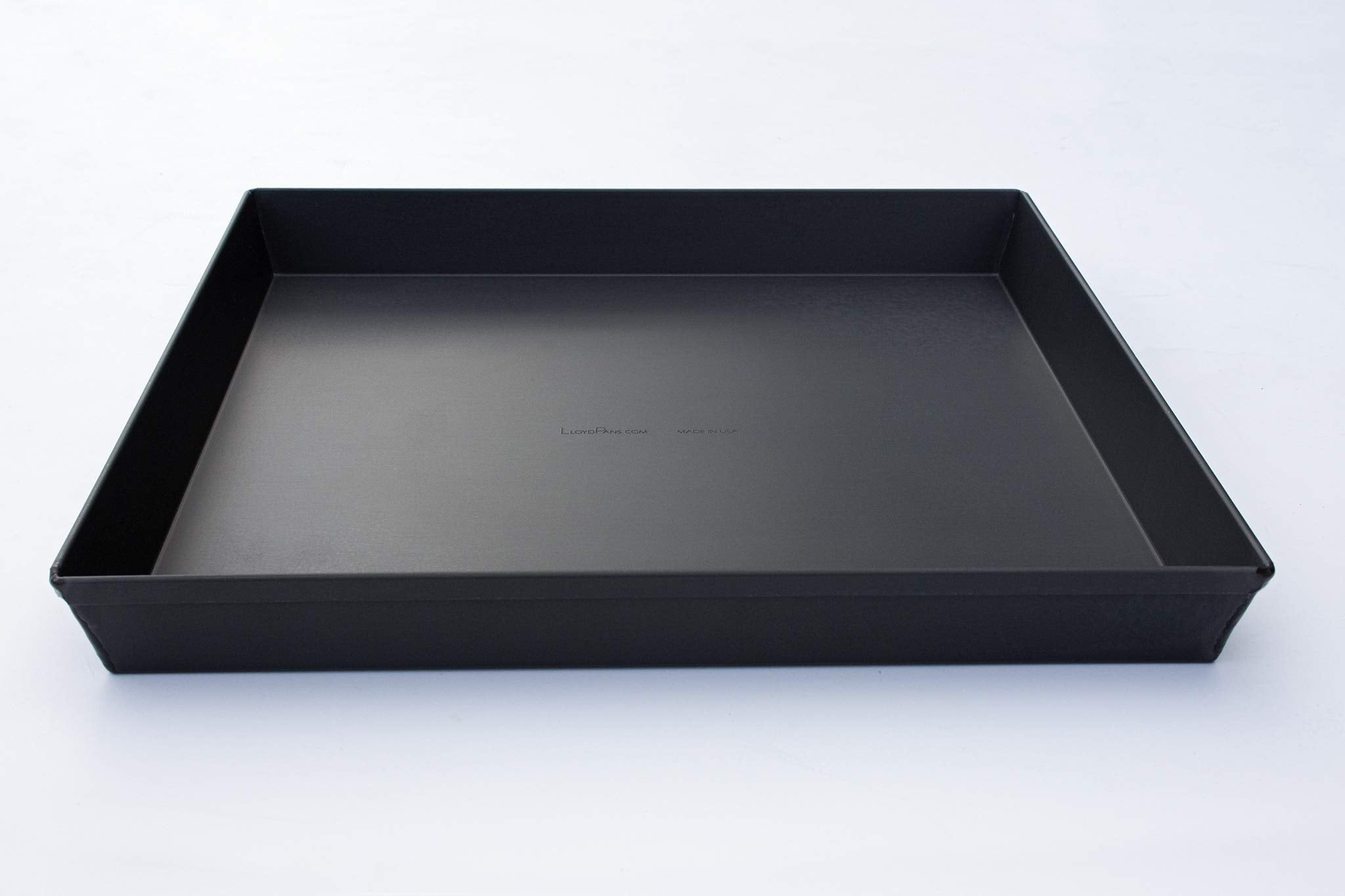 Lloydpans 14X14X1.5 Inch Sicilian Style Pizza Pan, Pre-Seasoned