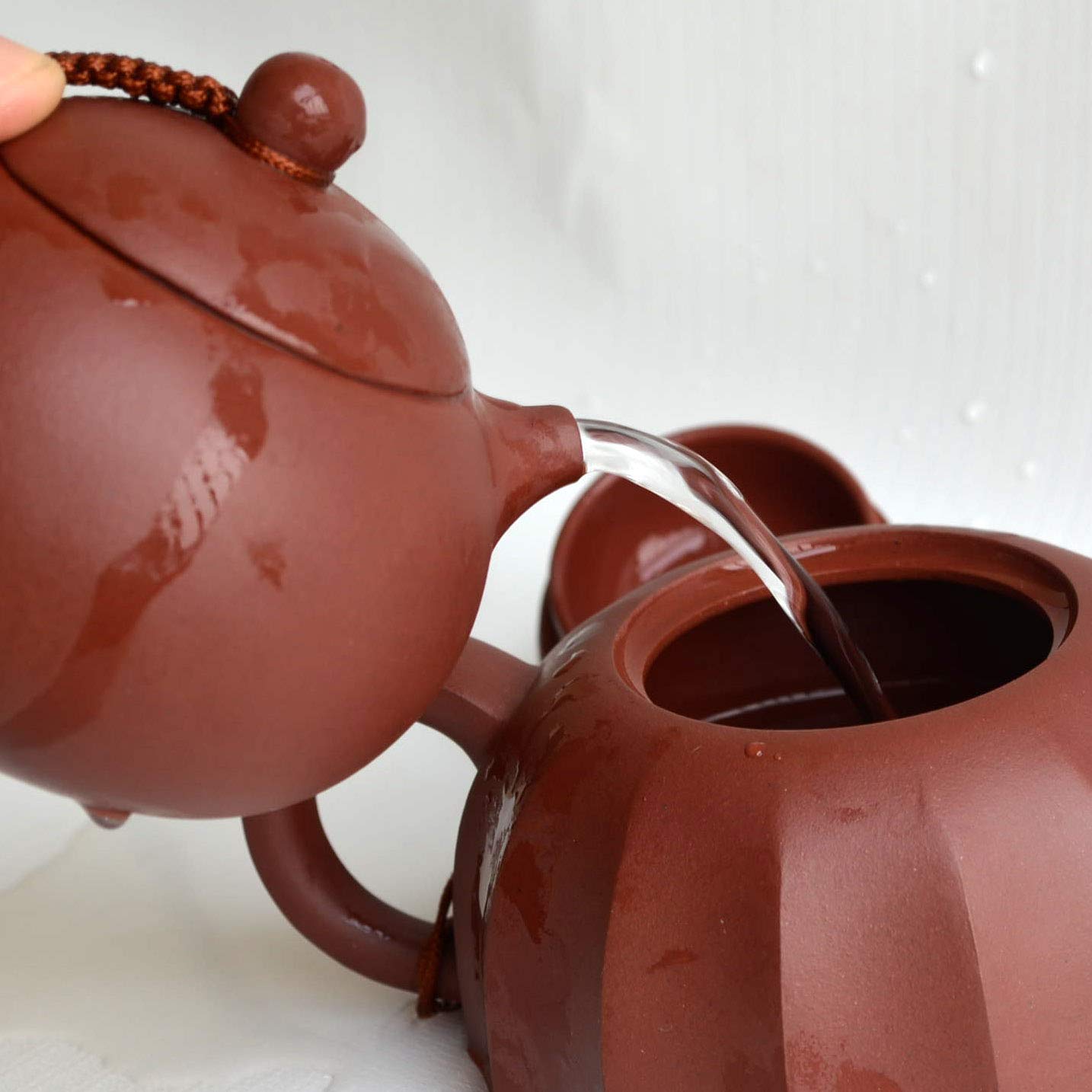 Teapot 150Ml Yixing Genuine Zisha Xishi Beauty Style Pots Tea Tool (Red Sand)