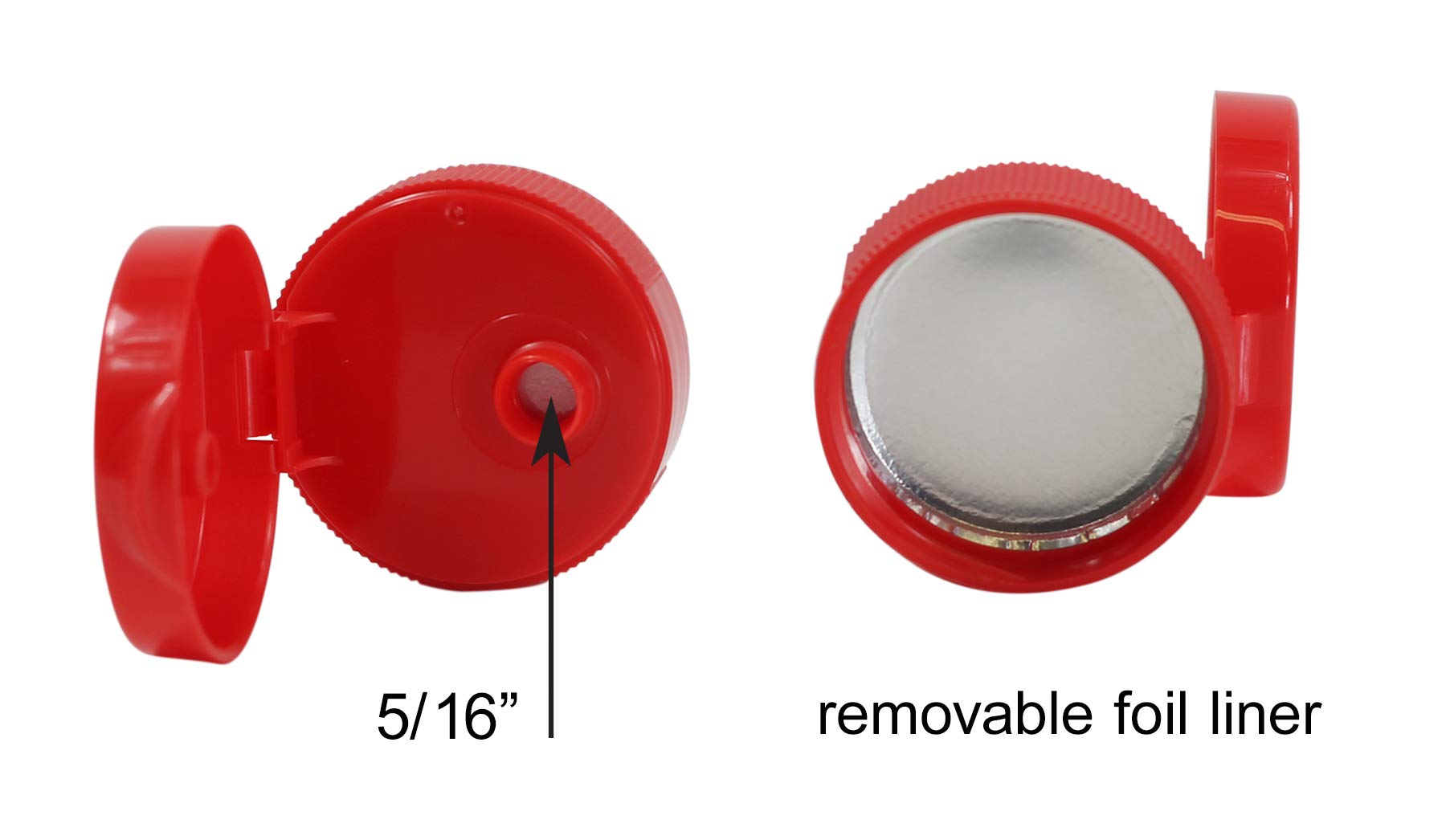 Pinnacle Mercantile Condiment Squeeze Bottles With Flip Top Hinged Red Cap 16 Oz Set Of 12 (Perfect For Condiments, Sauces, Dres